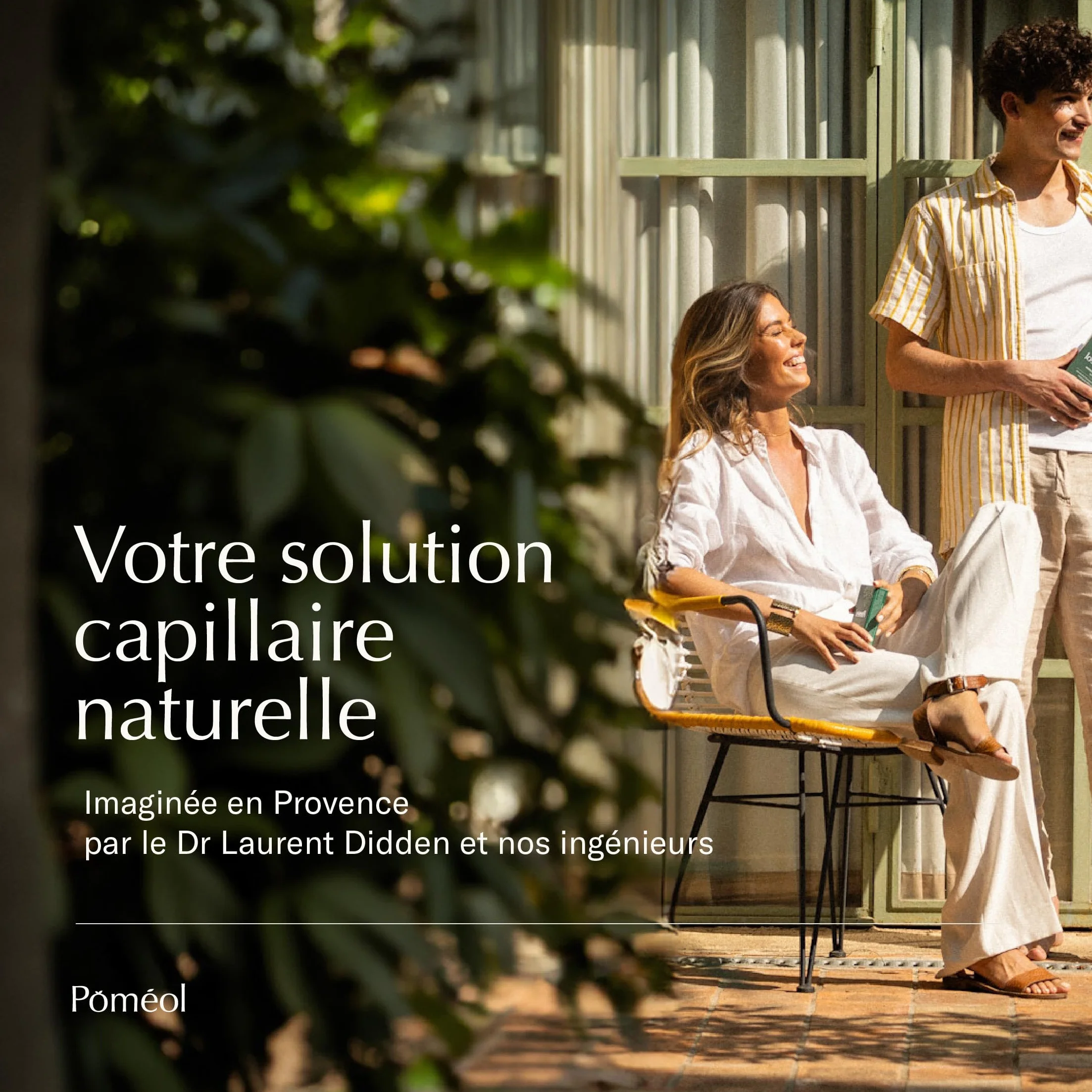 POMÉOL Pousse Croissance Anti-chute Complément Alimentaire Cheveux Kératine Roquette Myrtille 90 jours