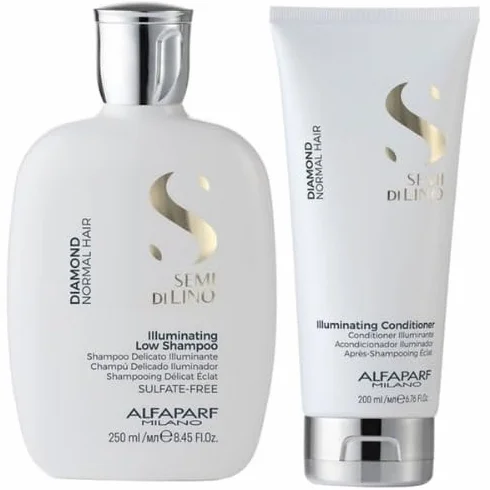 Alfaparf Milano Semi Di Lino Diamond Shampoo 250ml Conditioner 200ml