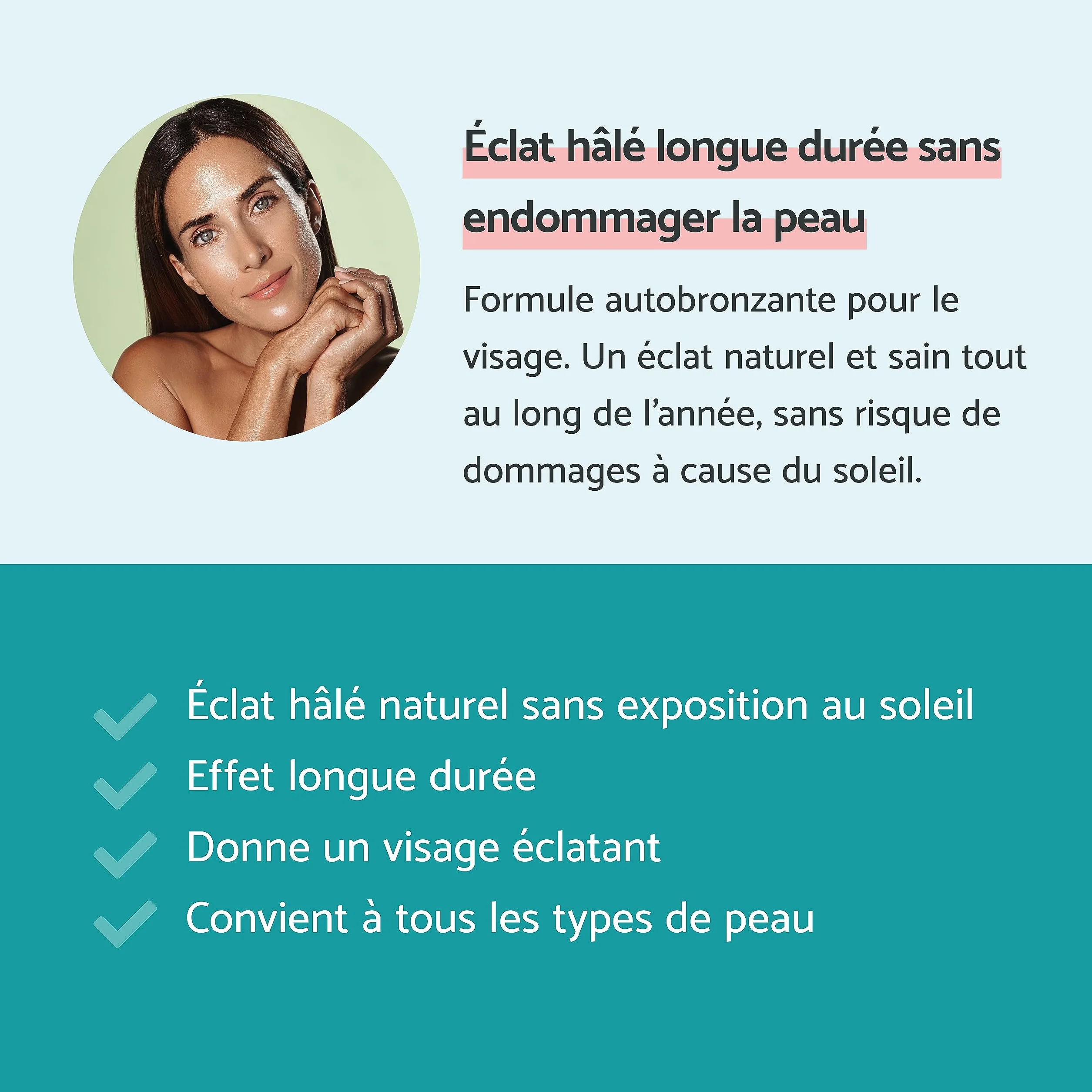 Remescar Glowing Drops 30ml – Gouttes Autobronzantes Visage & Corps – Bronzage Progressif & Éclat Naturel – À Mélanger à Votre Crème Hydratante