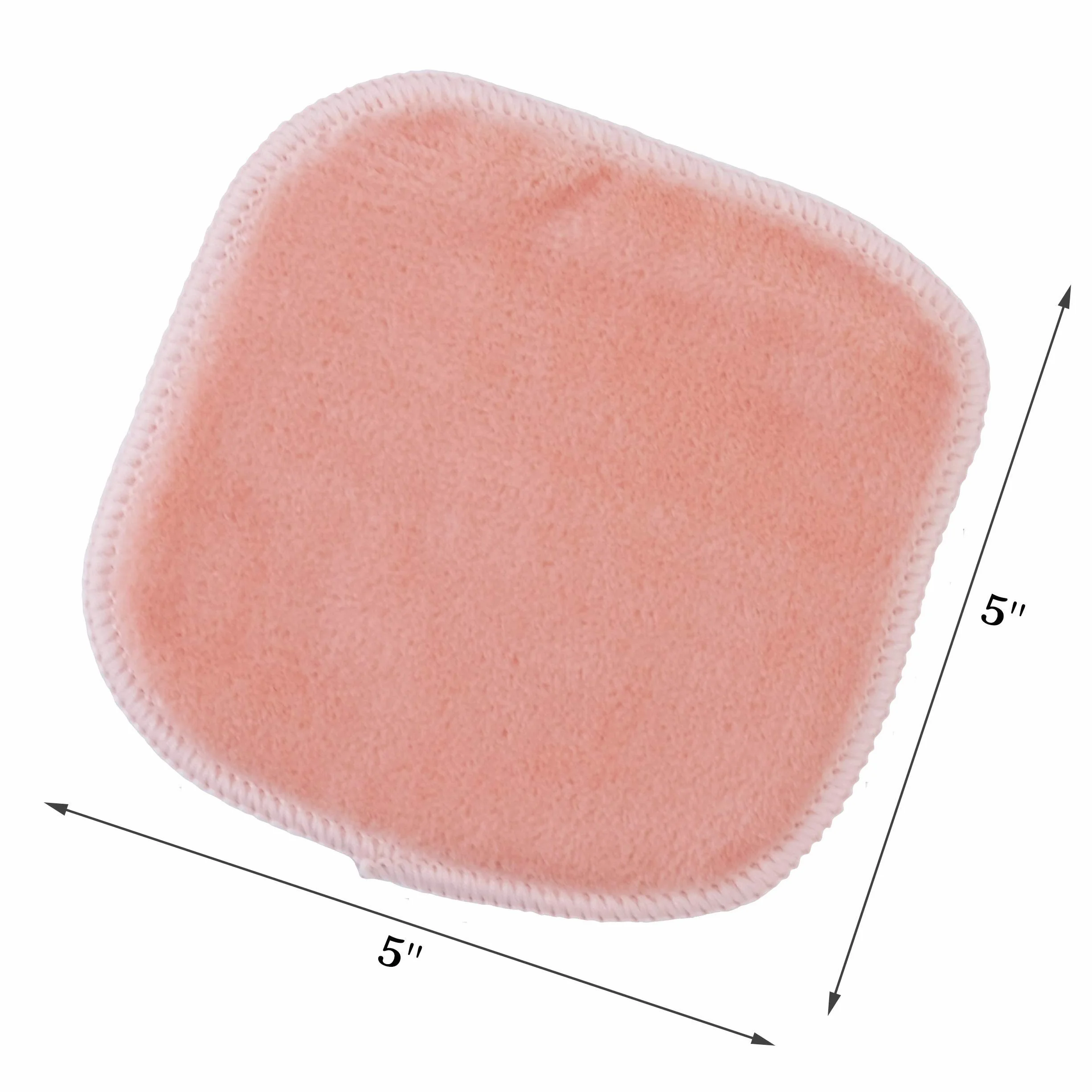 Polyte Serviettes démaquillantes microfibres Premium 13x13 cm 10 sztuk różowe