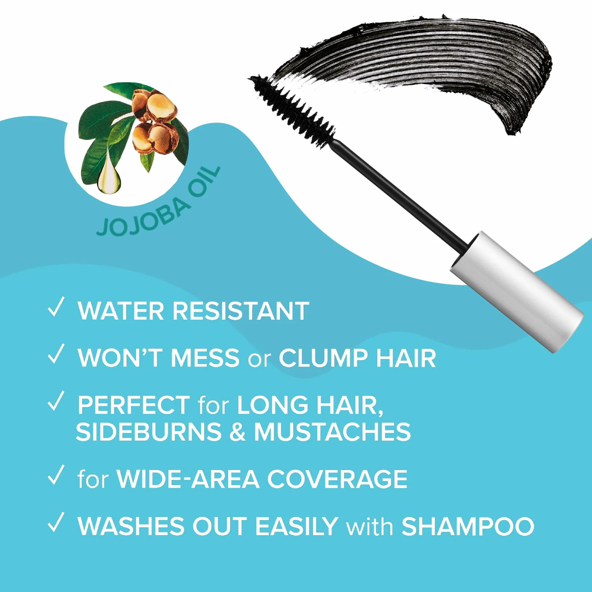 KISS Quick Cover Brush-in Color Touch Up Dark Brown