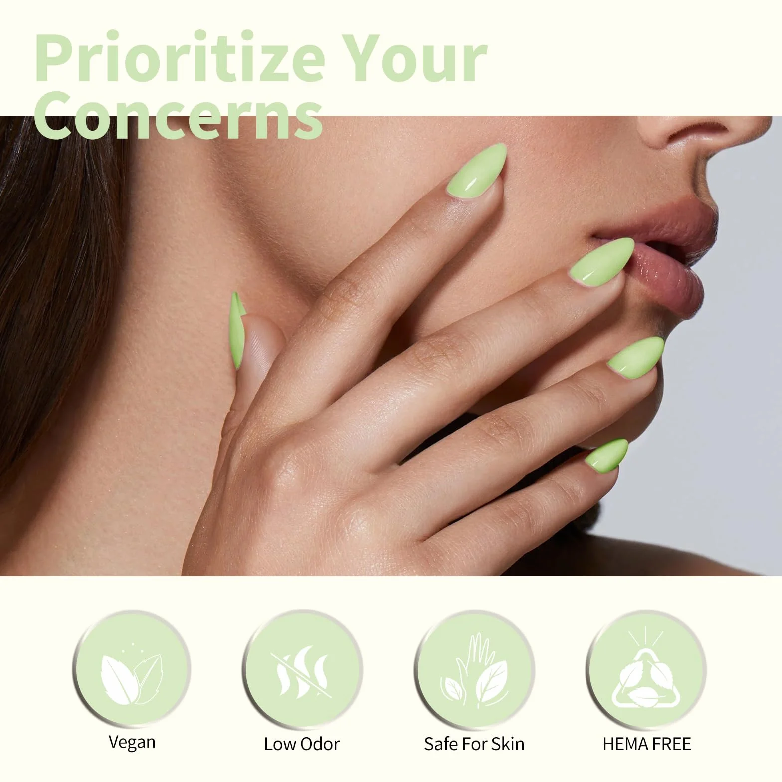 CANNI UV Gel Nail Polish Mint Green Soak Off Vernis Semi Permanent Manucure