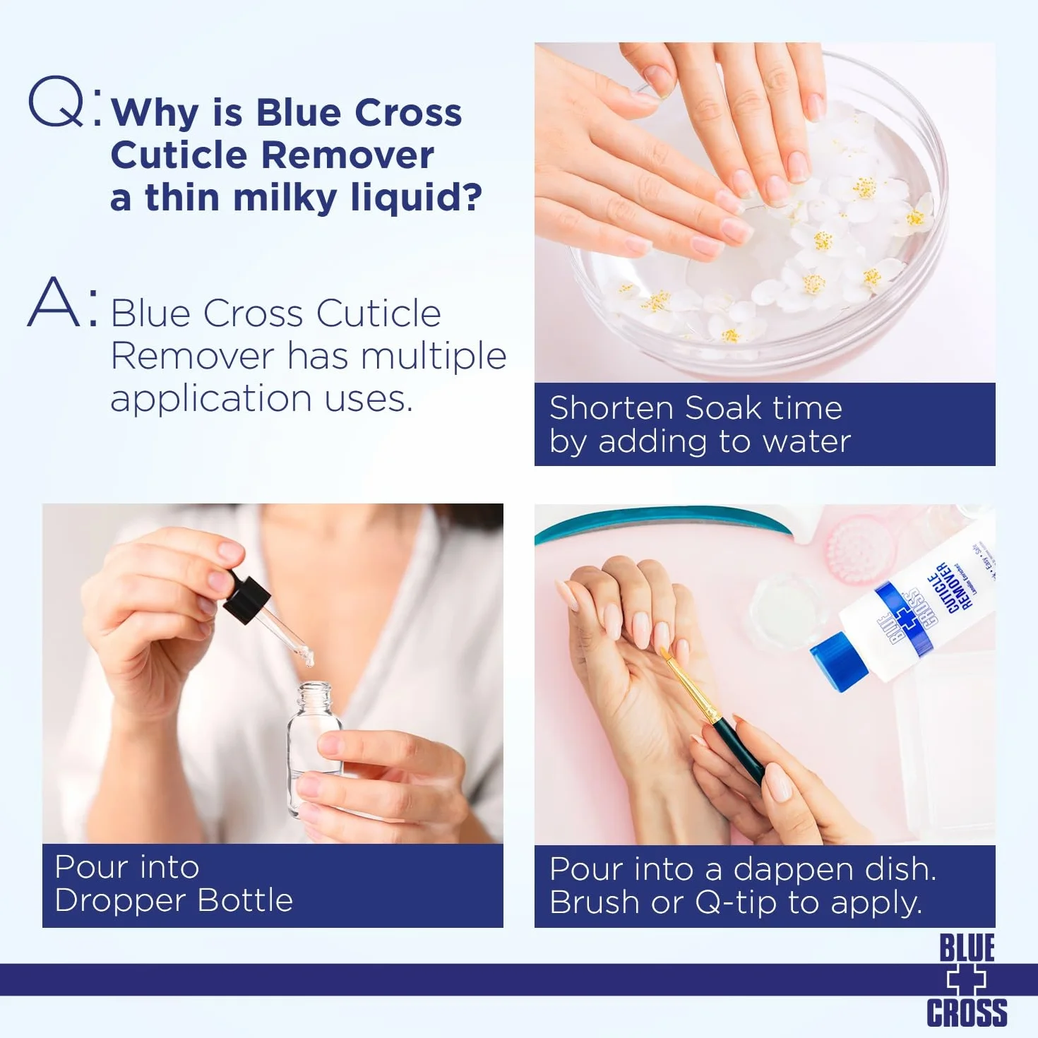 Blue Cross Cuticle Remover 6 Oz