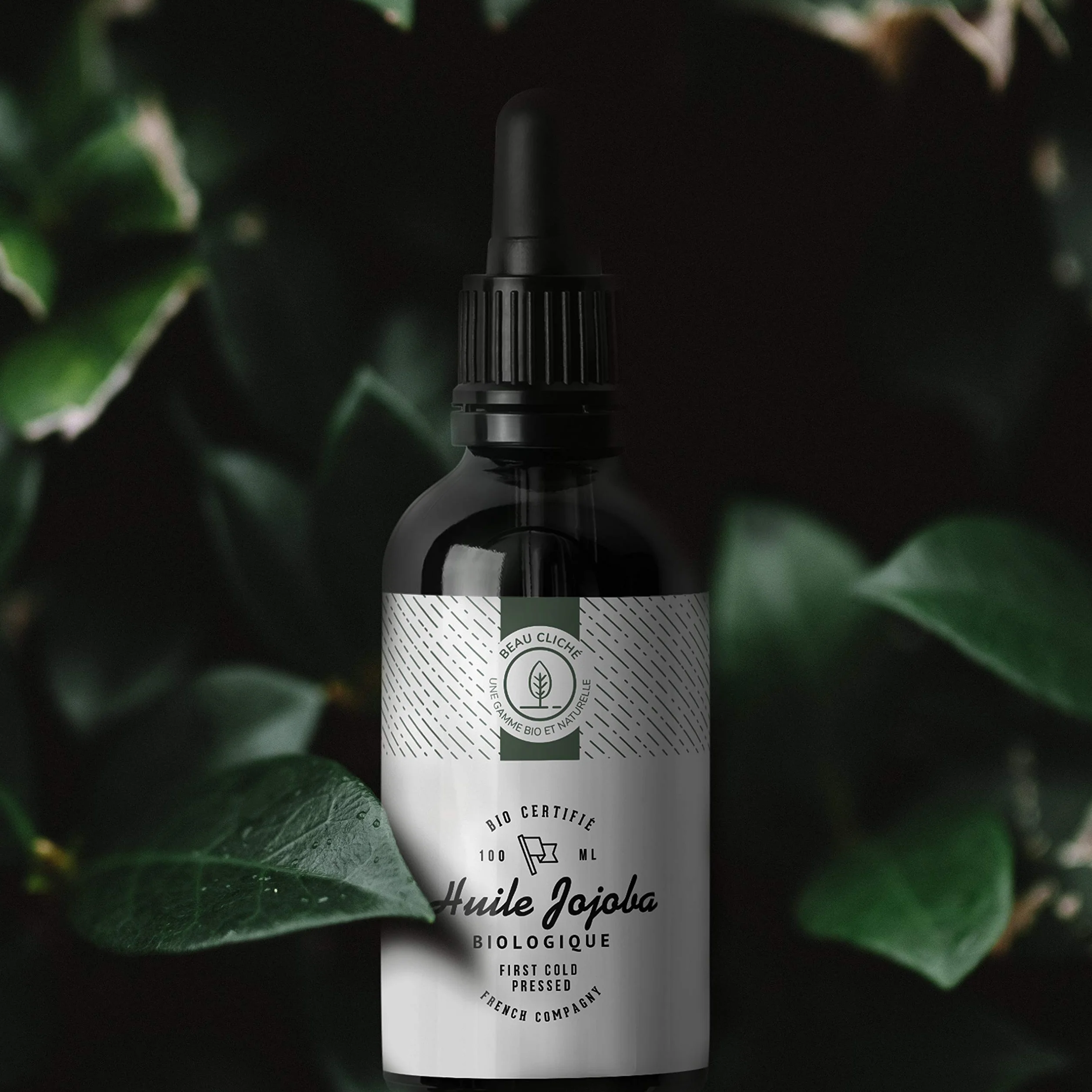 Huile de Jojoba Bio Pressée à froid Pure 100ml - Soin Naturel pour Peau Cheveux Barbe