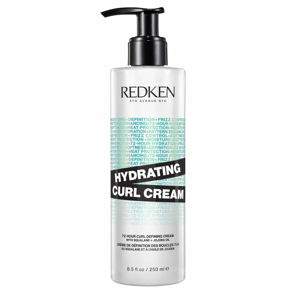 REDKEN - Crème Cheveux Bouclés Hybrid Curl Stylers - Hydrate & Définit les Boucles - Huile de Jojoba & Squalane - Cheveux Bouclés, Crépus ou Frisés - 200 ml