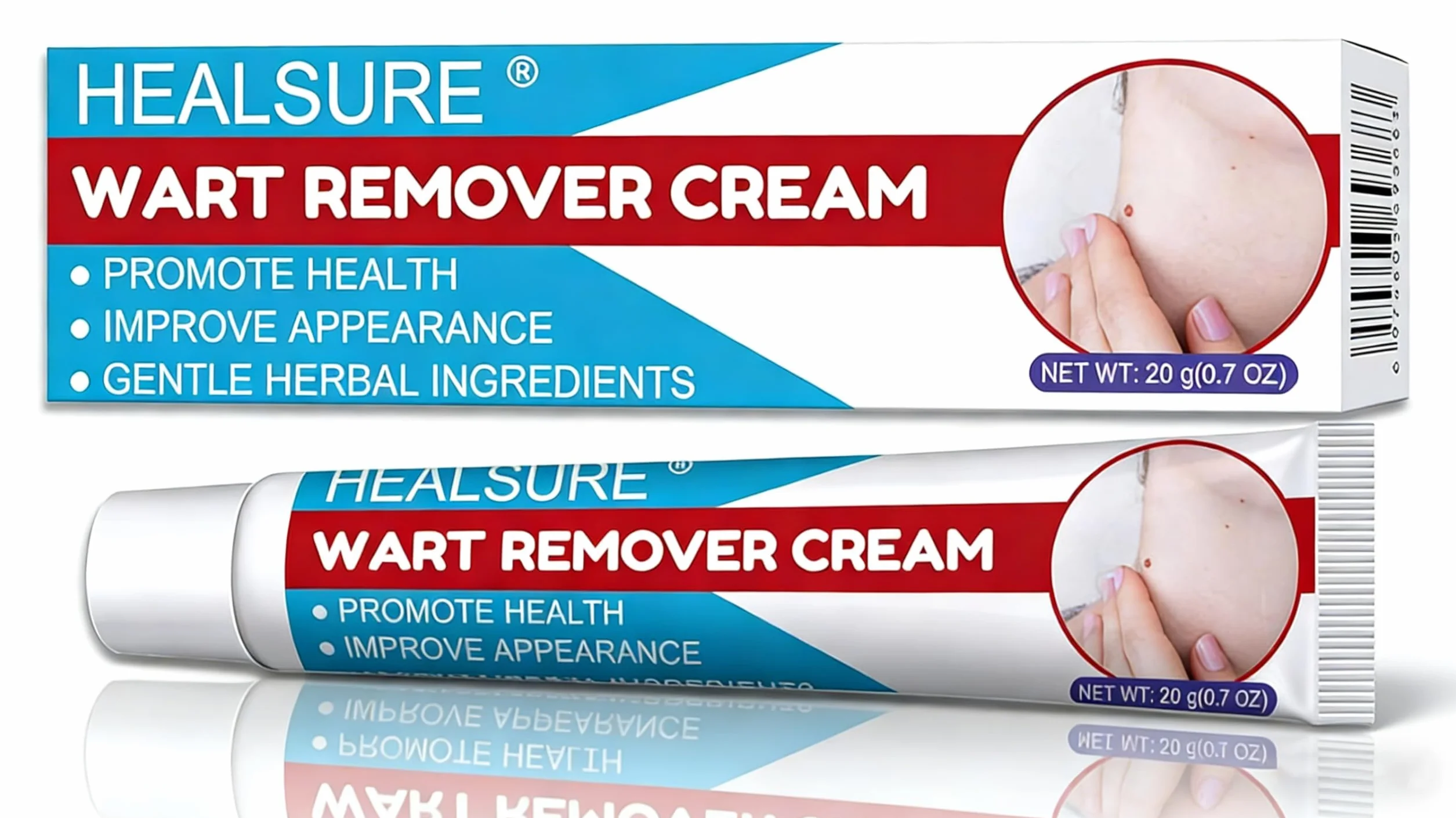 Crème anti-verrues 20g pour acrochordons et petites verrues mains et pieds