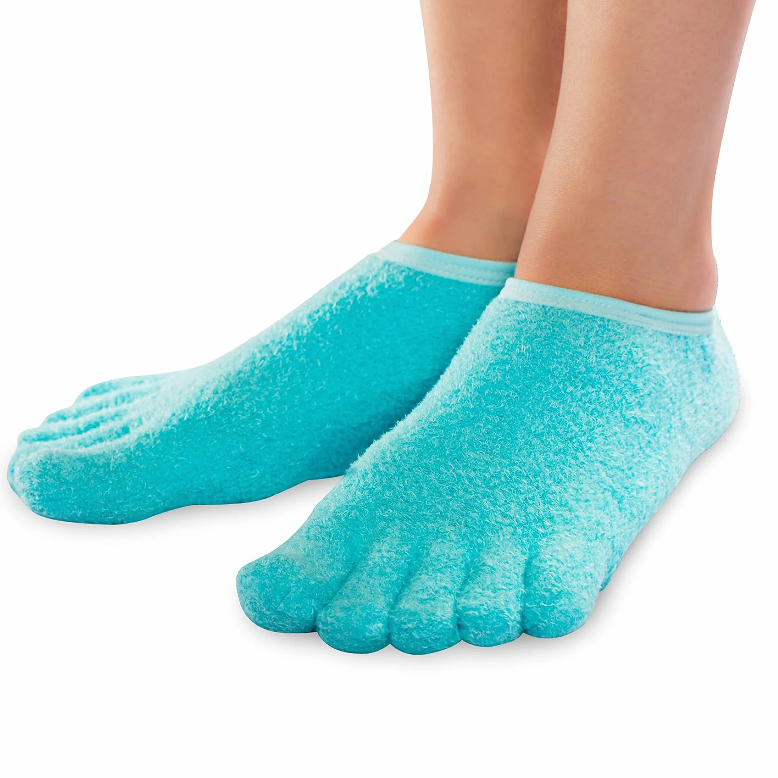 NatraCure Chaussettes Hydratantes à 5 Orteils Taille Grand