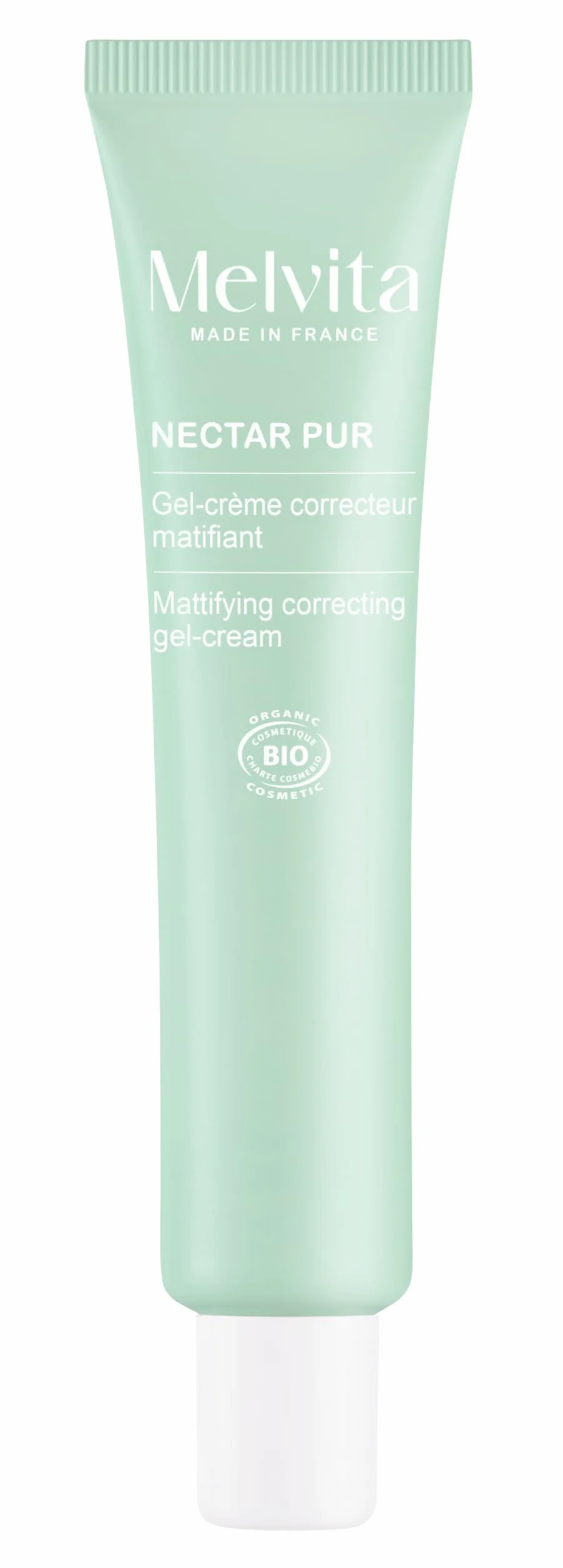 Melvita - Fluide Matifiant - Nectar Pur - Peaux Mixtes à Grasses - Régule le sébum et Réduit les brillances - 40ml