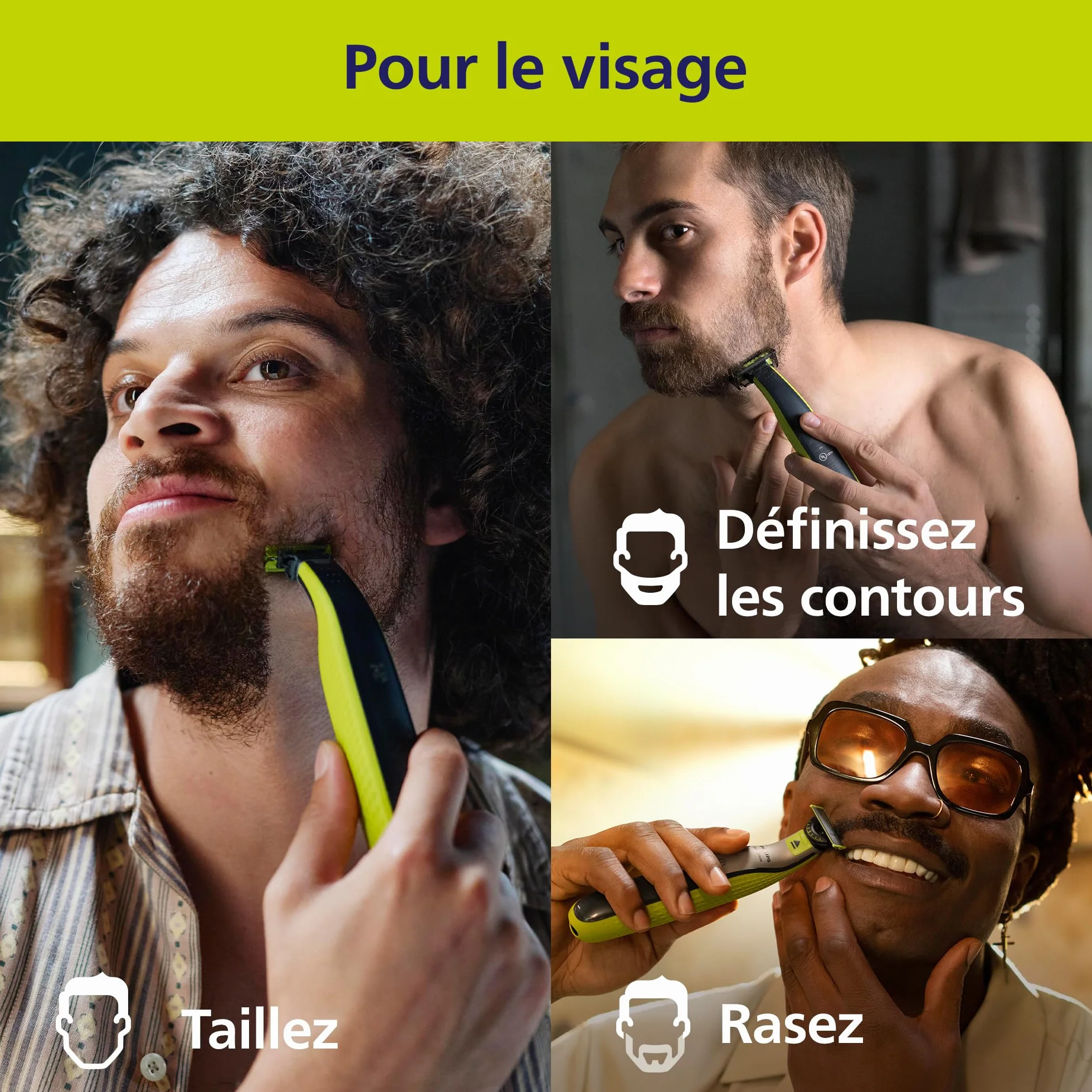 Philips OneBlade 360 Tondeuse à barbe électrique Visage Corps QP2834/31