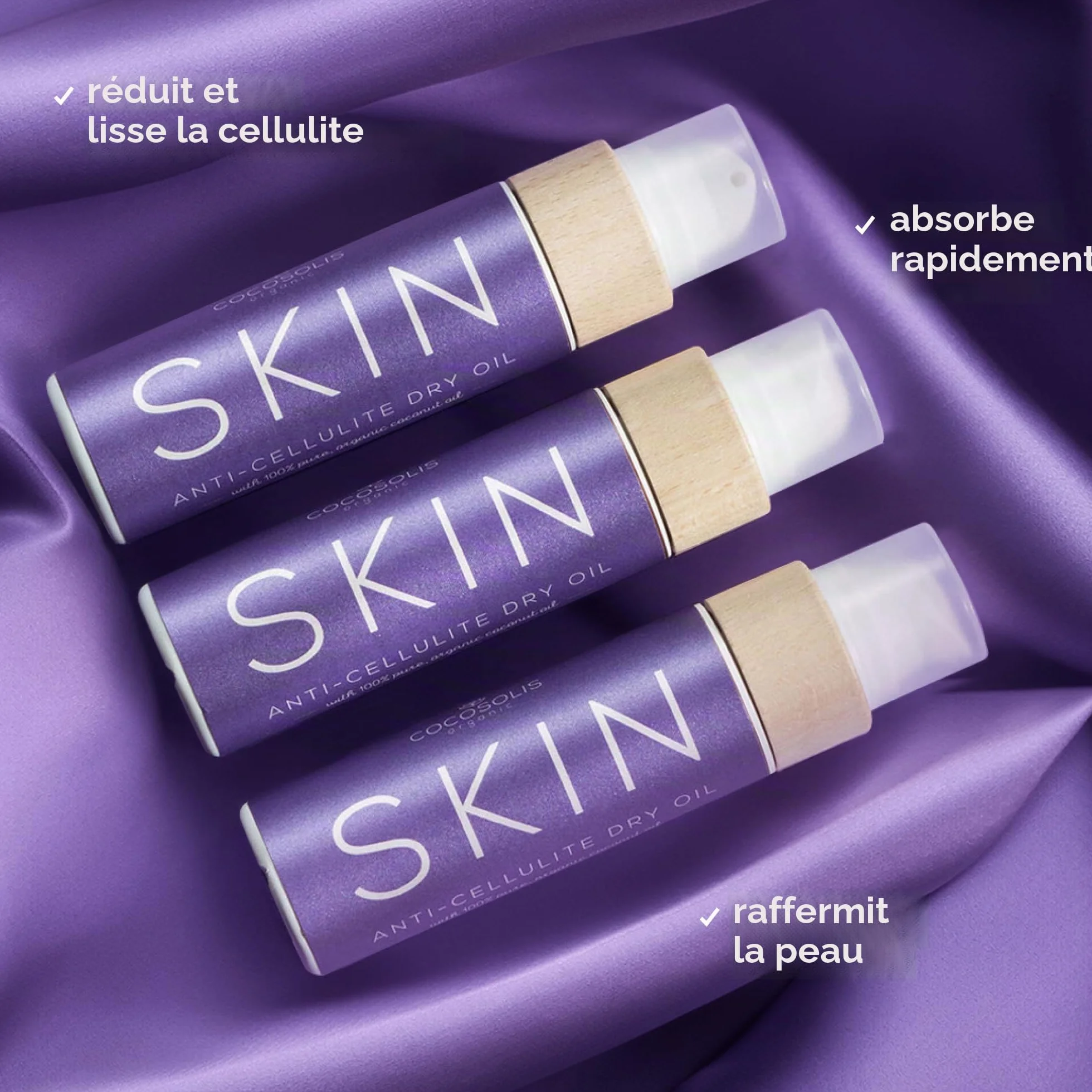 COCOSOLIS SKIN Crème Anti Cellulite Puissant - Huile Anti Cellulite au beurre de café, Crème et à la vitamine E - Raffermit et tonifie la peau, combat la cellulite (110)