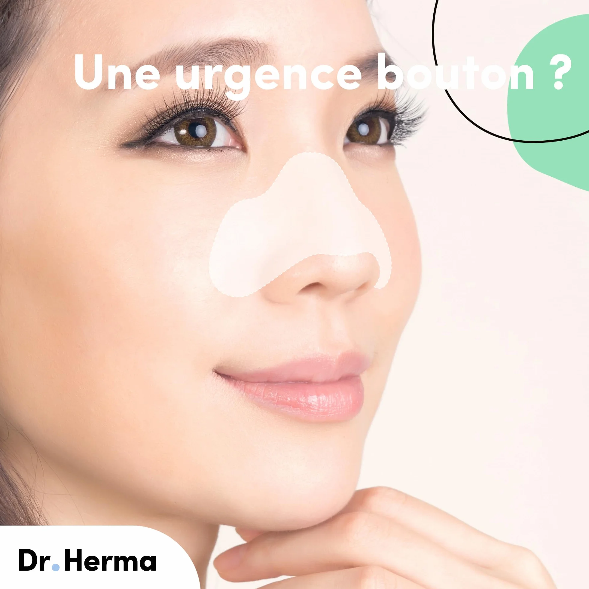 Dr. Herma Patch Anti Bouton Acide Salicylique Hydrocolloïdes Huile d'Arbre à Thé Boîte de 10 patchs