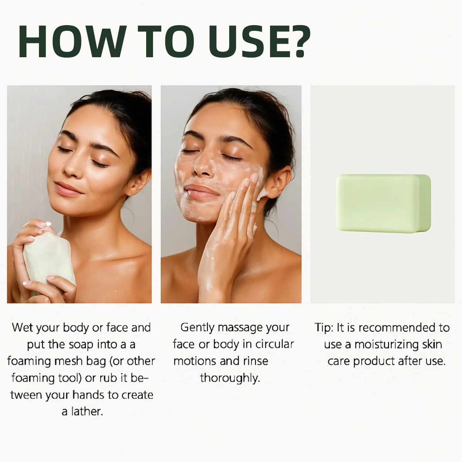DermaVe Savon Anti-Mycoses à L'huile D'arbre à thé Formule à Base De Plantes Visage Corps 2 pièce