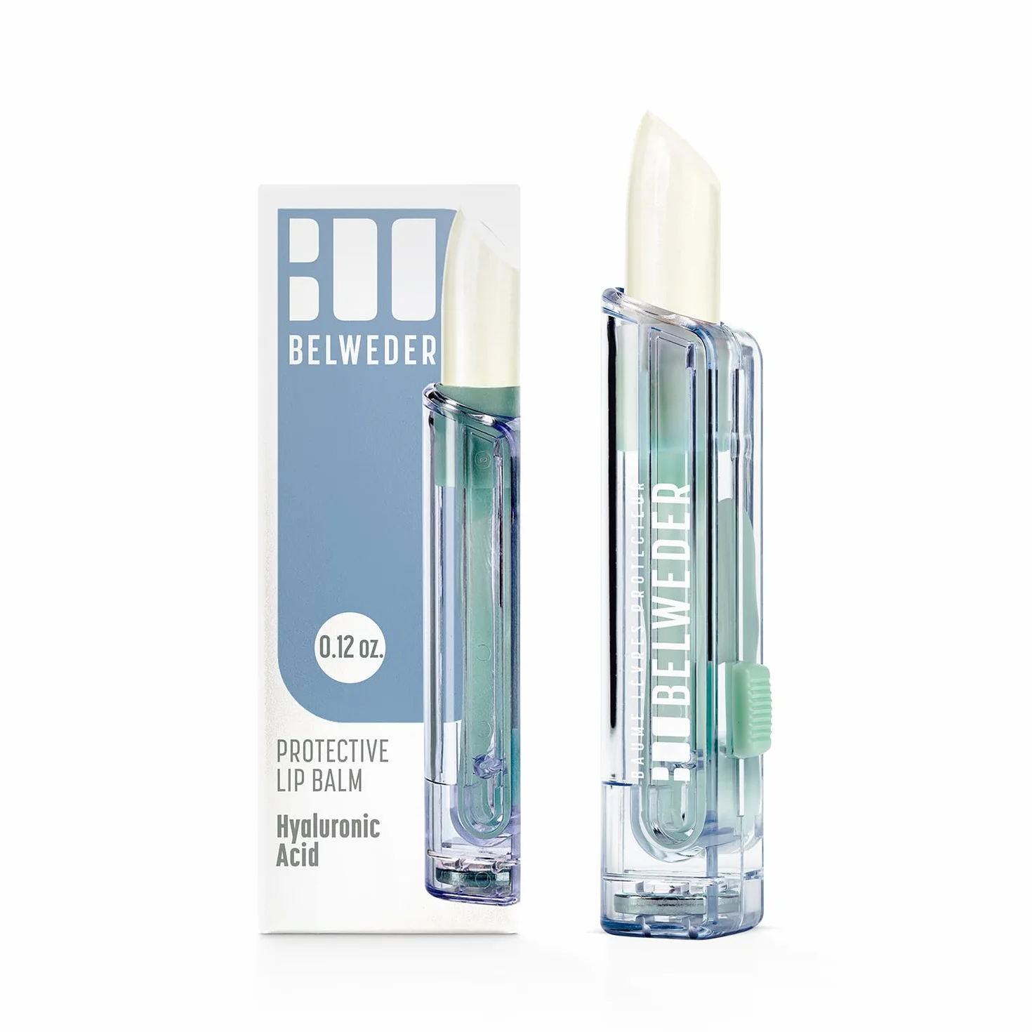 BELWEDER Baume à lèvres à l'acide hyaluronique - Soin hydratation régénération transparent