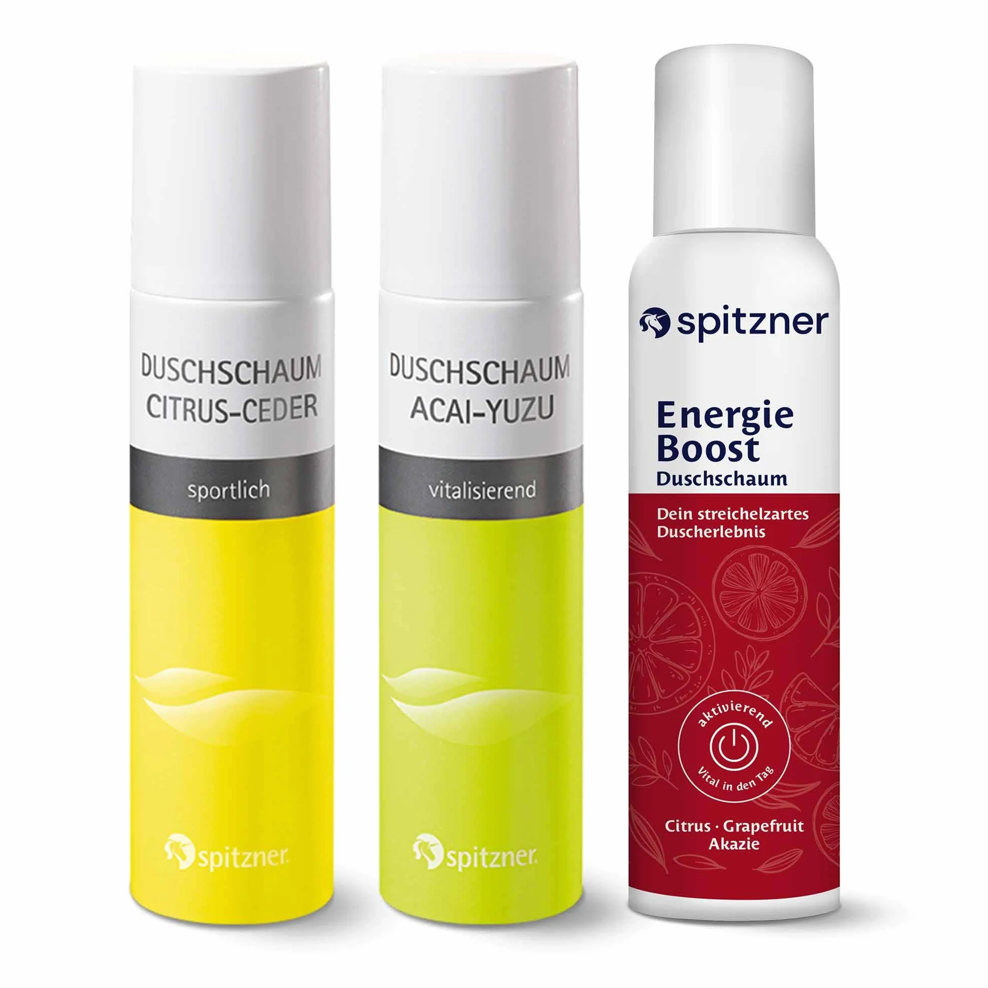 Ensemble de mousse de douche Spitzner Power, 3 pièces.