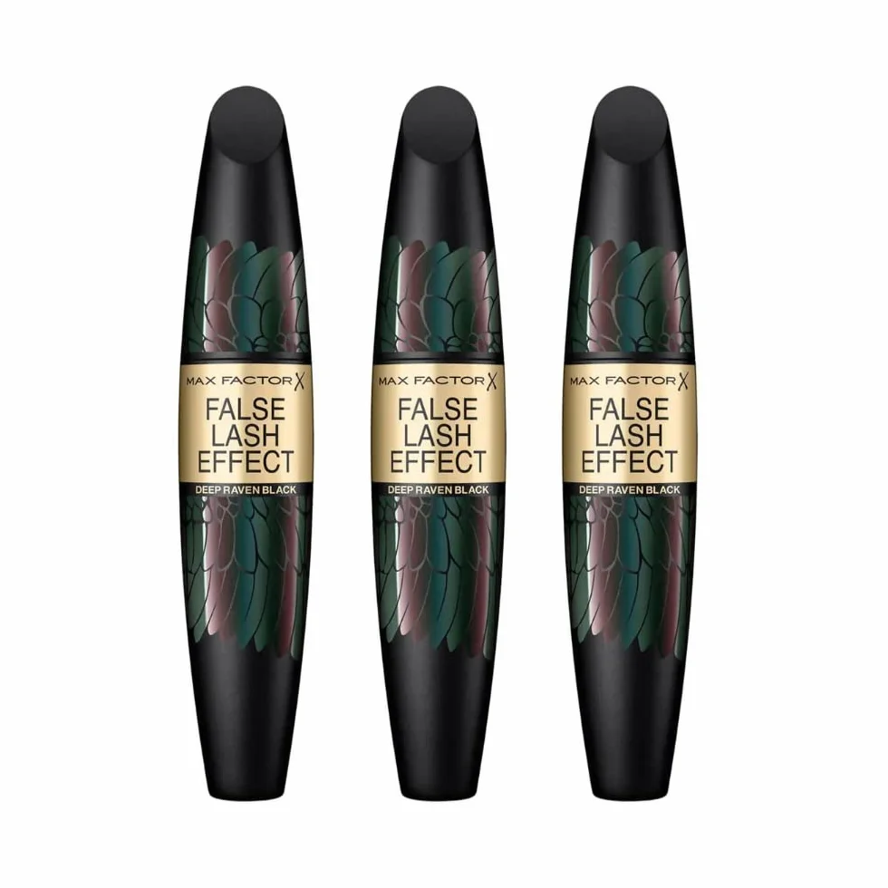 3 x Max Factor False Lash Effect Mascara - Deep Raven Black