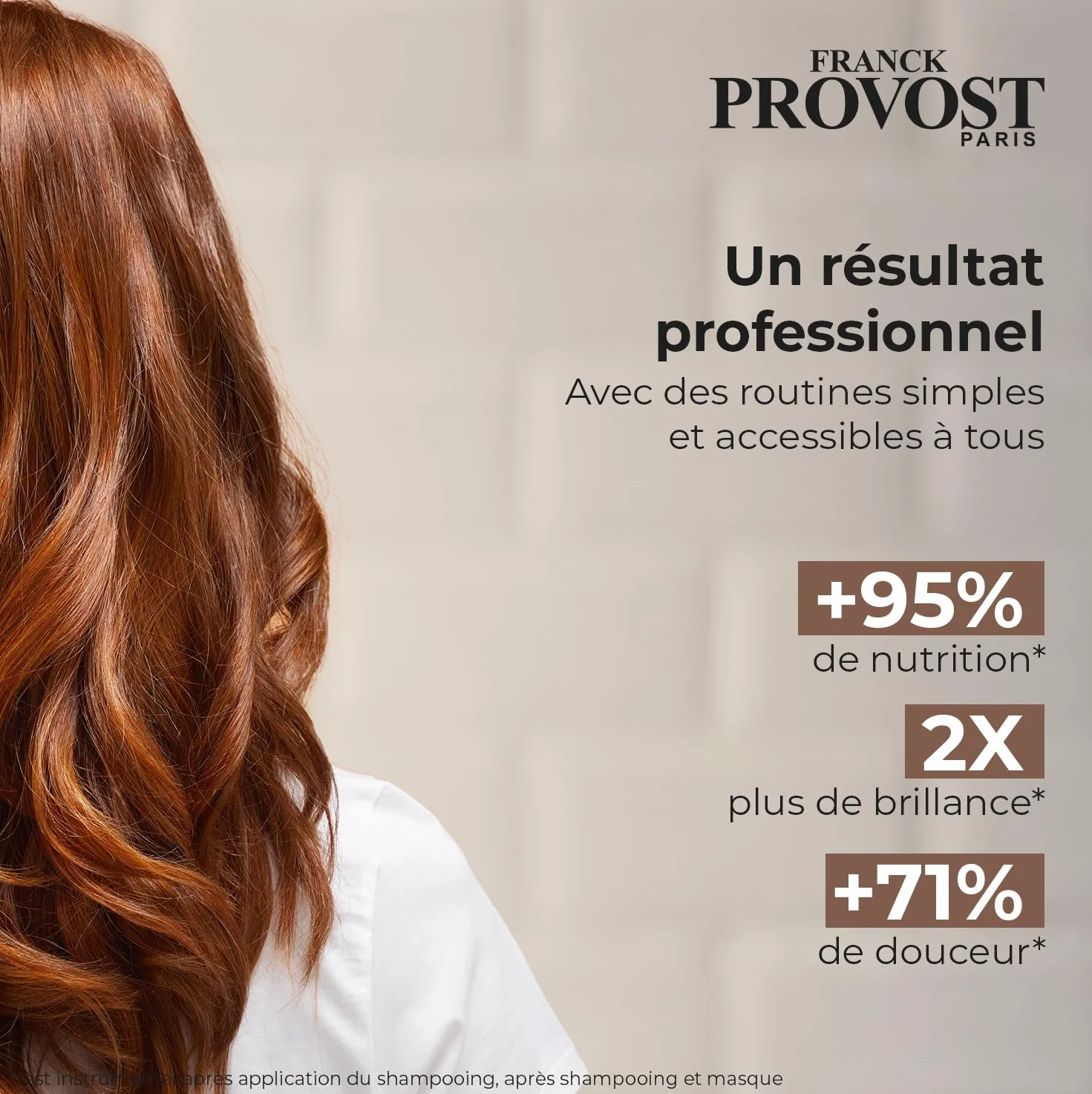 FRANCK PROVOST PARIS EXPERT NUTRITION Masque Capillaire Professionnel Nutrition Intense 400 ml