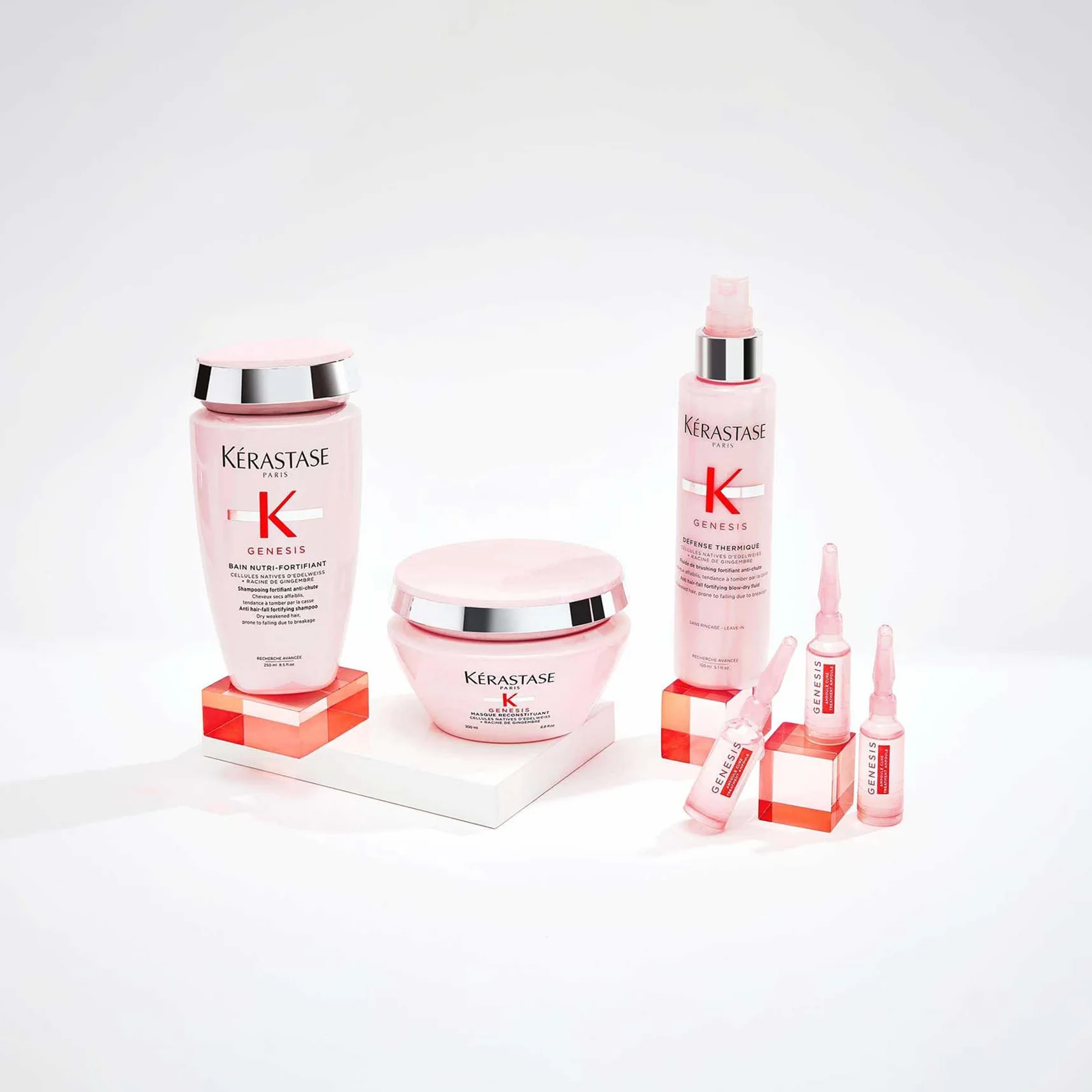 KERASTASE Genesis Bain Hydra-Fortifiant Shampoing Anti-Chute Aminexil Sans Silicone Cheveux Cassants