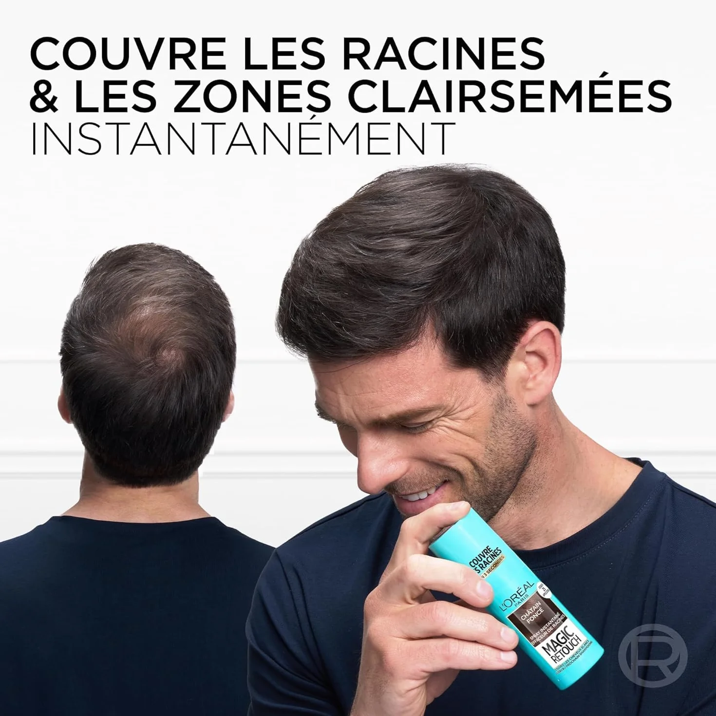 L’ORÉAL PARIS Magic Retouch Spray Correcteur Racines Cheveux Blancs Châtain Foncé 75ml