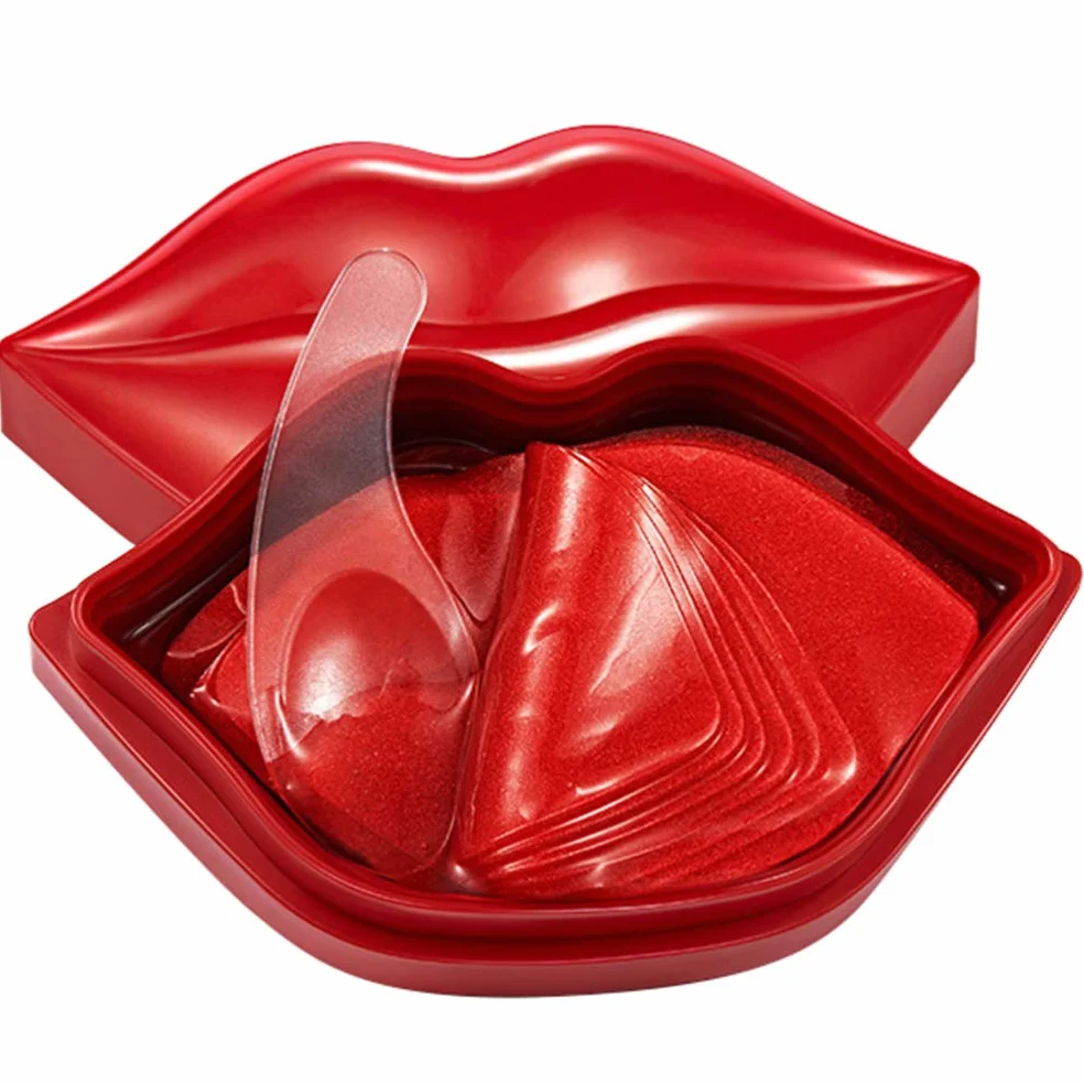 EXCEART à Lèvres en Cristal de Collagène Masques Repulpants pour Les Lèvres Nourrissent Les Lèvres Hydratantes Masque de Sommeil Anti-Âge Coussinets à Lèvres pour Éliminer