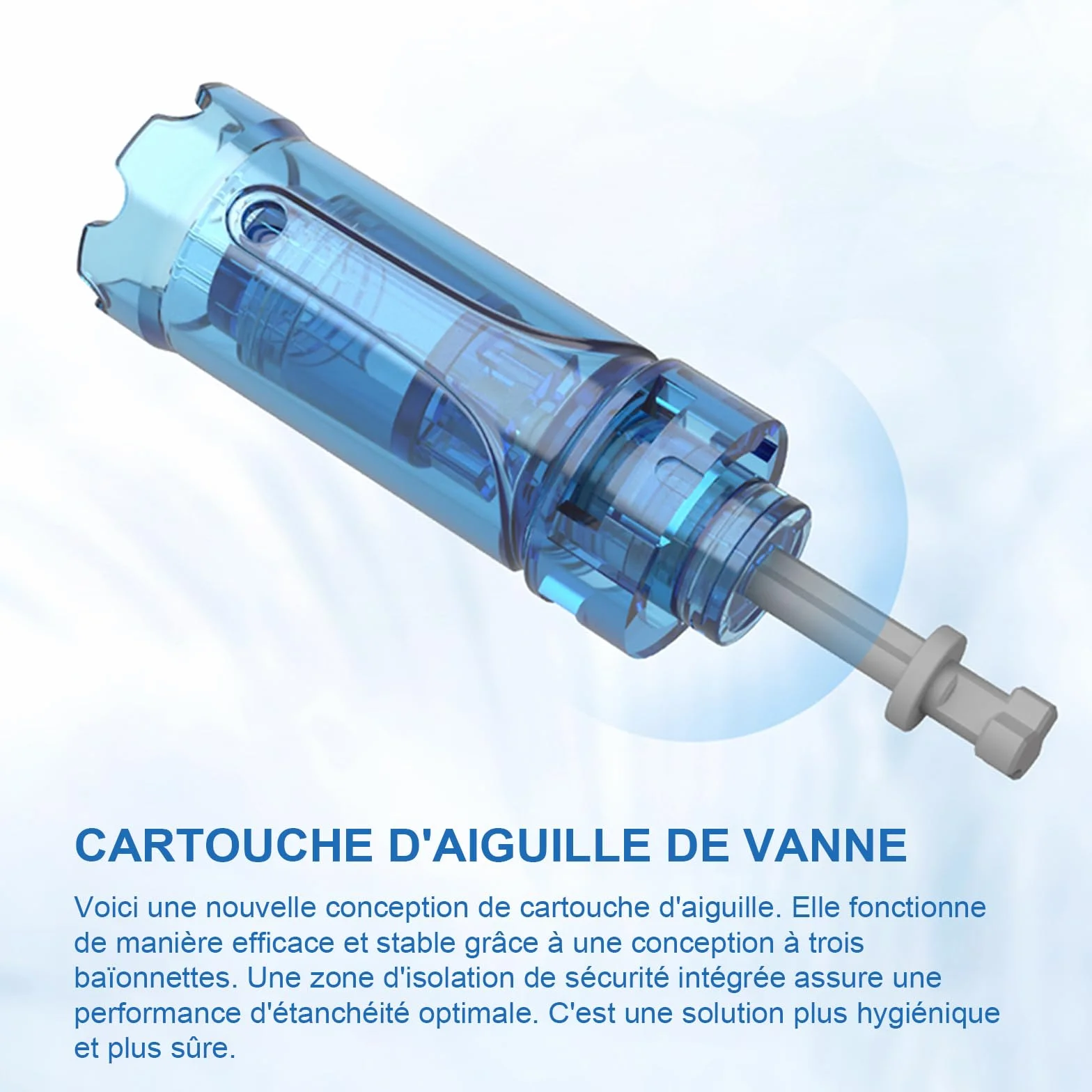24 Aiguilles de Rechange pour Stylo Dr. Pen Ultima A8S / M8S / A9 - Pack de 10 24 Cartouches de Rechange pour Stylo Dr. Pen avec Système de Fixation à Baïonnette - Authentique Dr. Pen