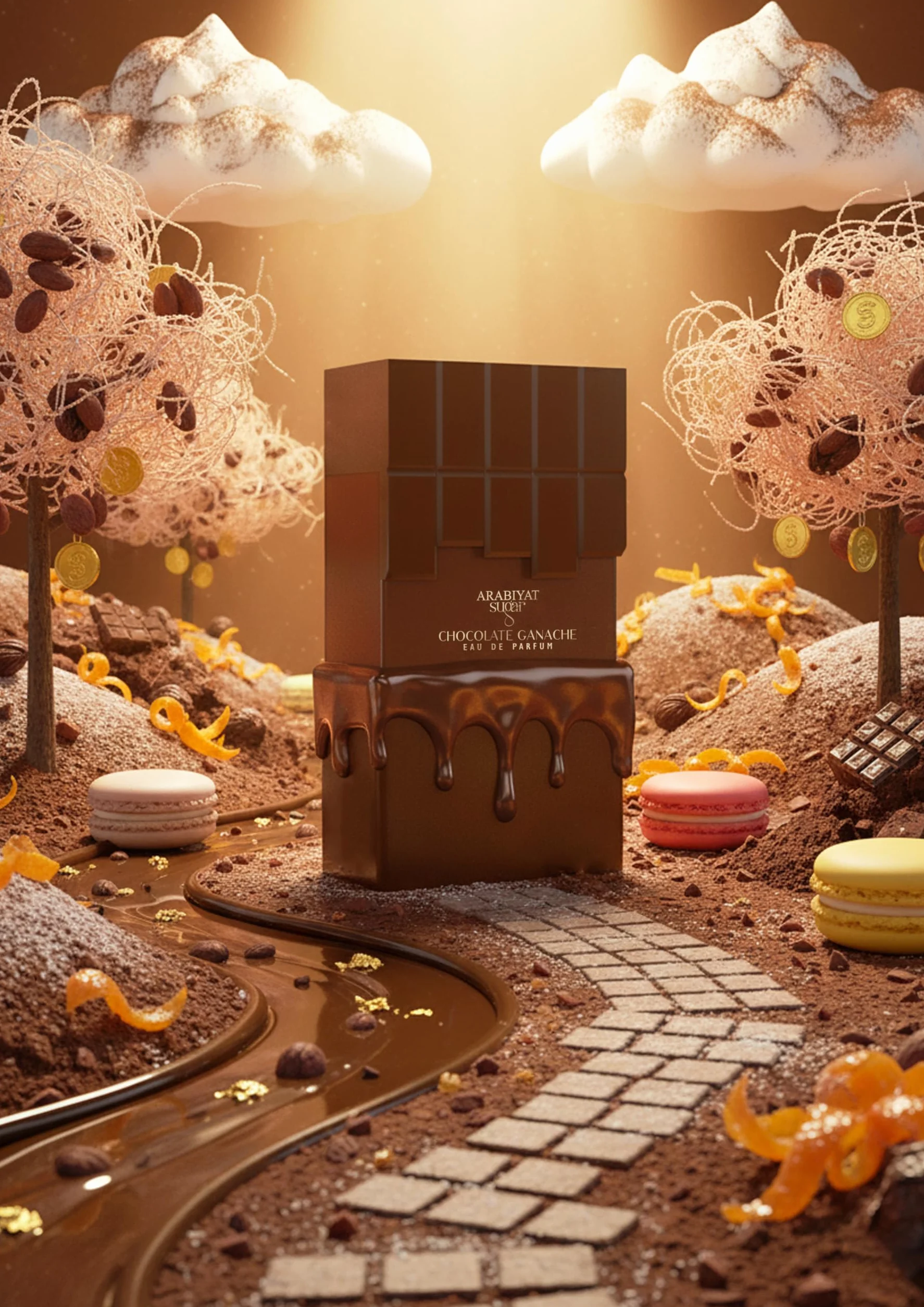 Arabiyat Sugar Chocolate Ganache Eau de parfum unisexe 100 ml Fabriqué aux Émirats arabes unis