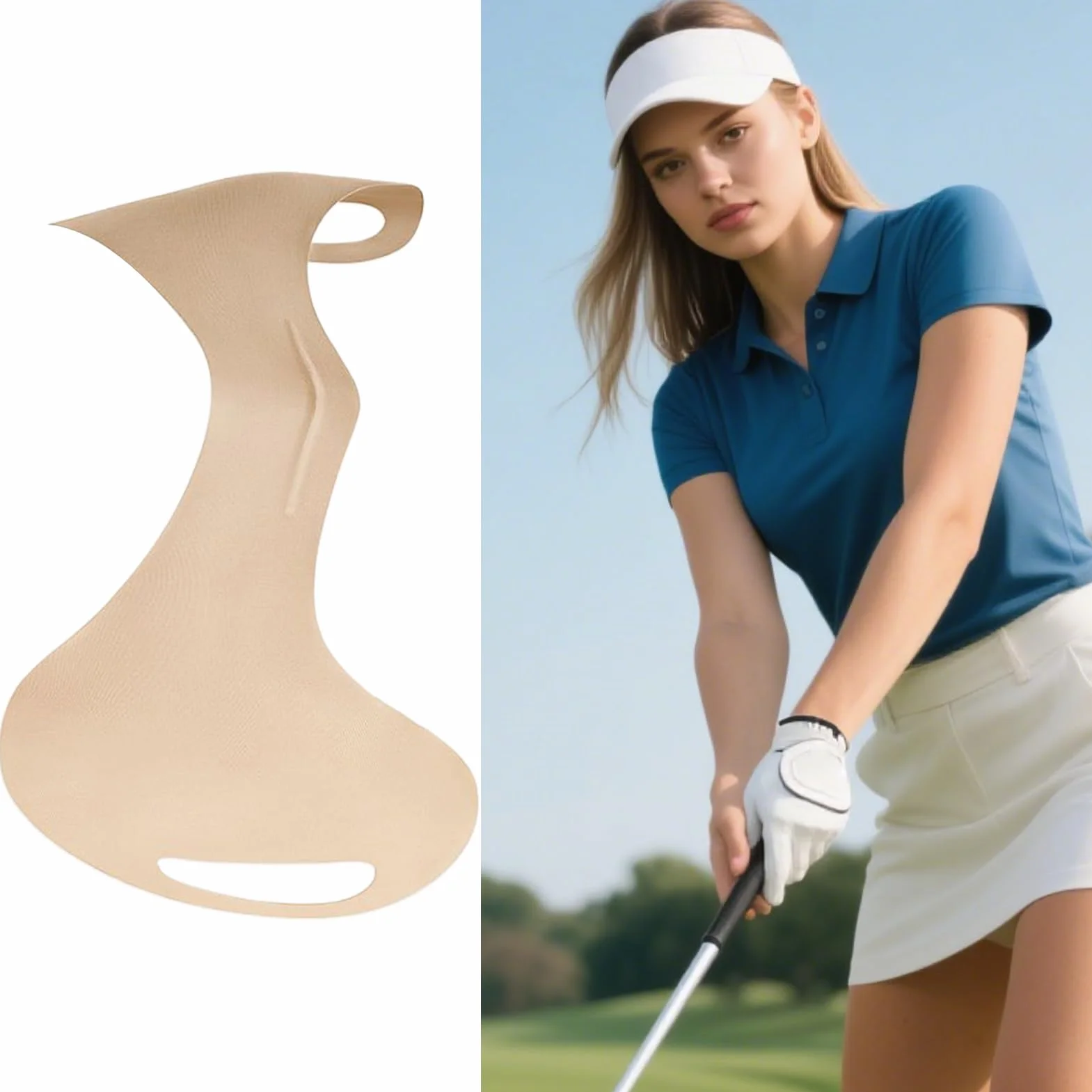Masque de protection solaire anti-UV pour le nez – Bloque les UV pour activités extérieures