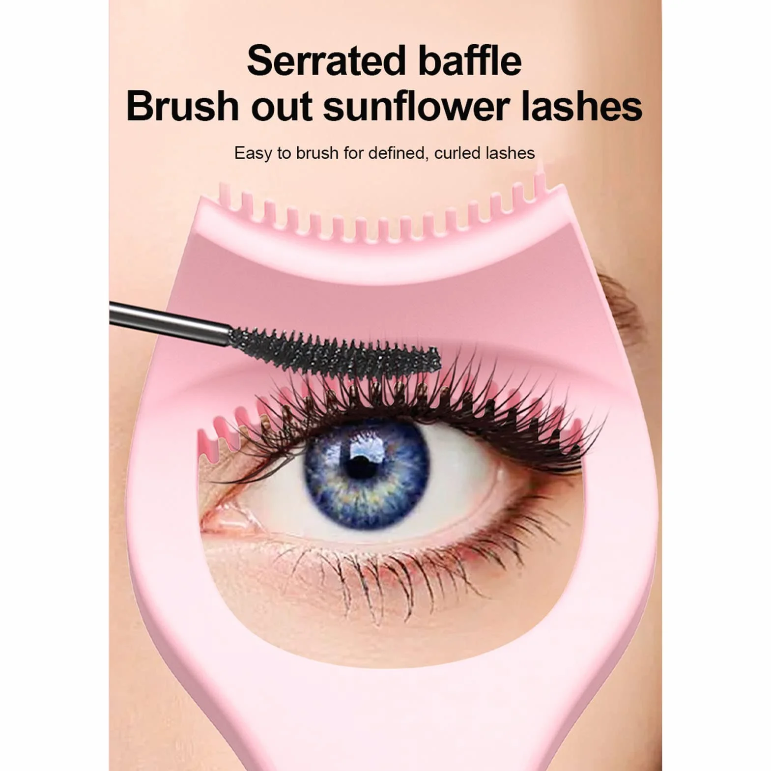 Pochoir d'ombre à paupières, protection de mascara en silicone pour une application anti-taches à la maison