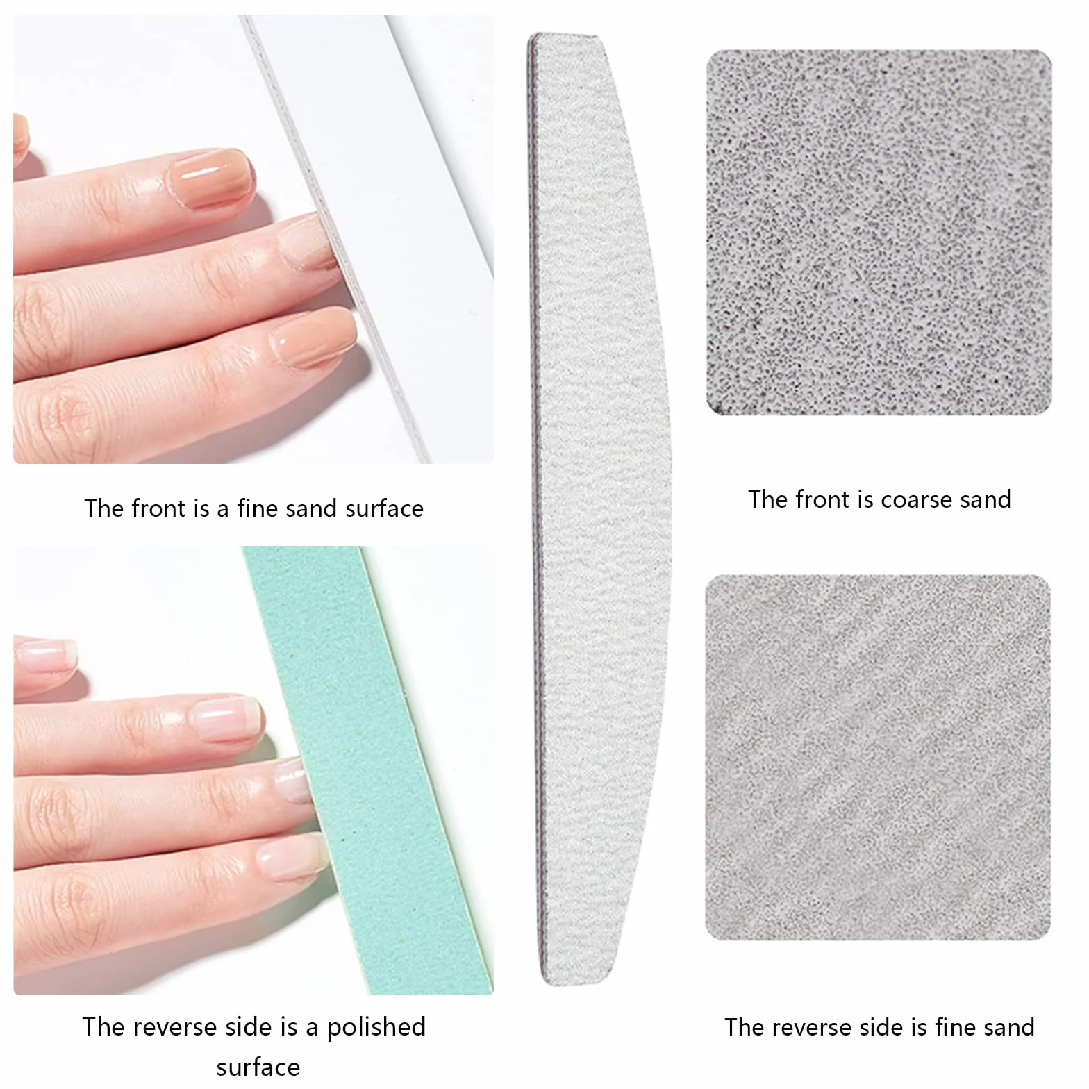 Kit de manucure et pédicure avec lime à ongles professionnelle, pousse cuticule, coupe-cuticules et brosse à ongles