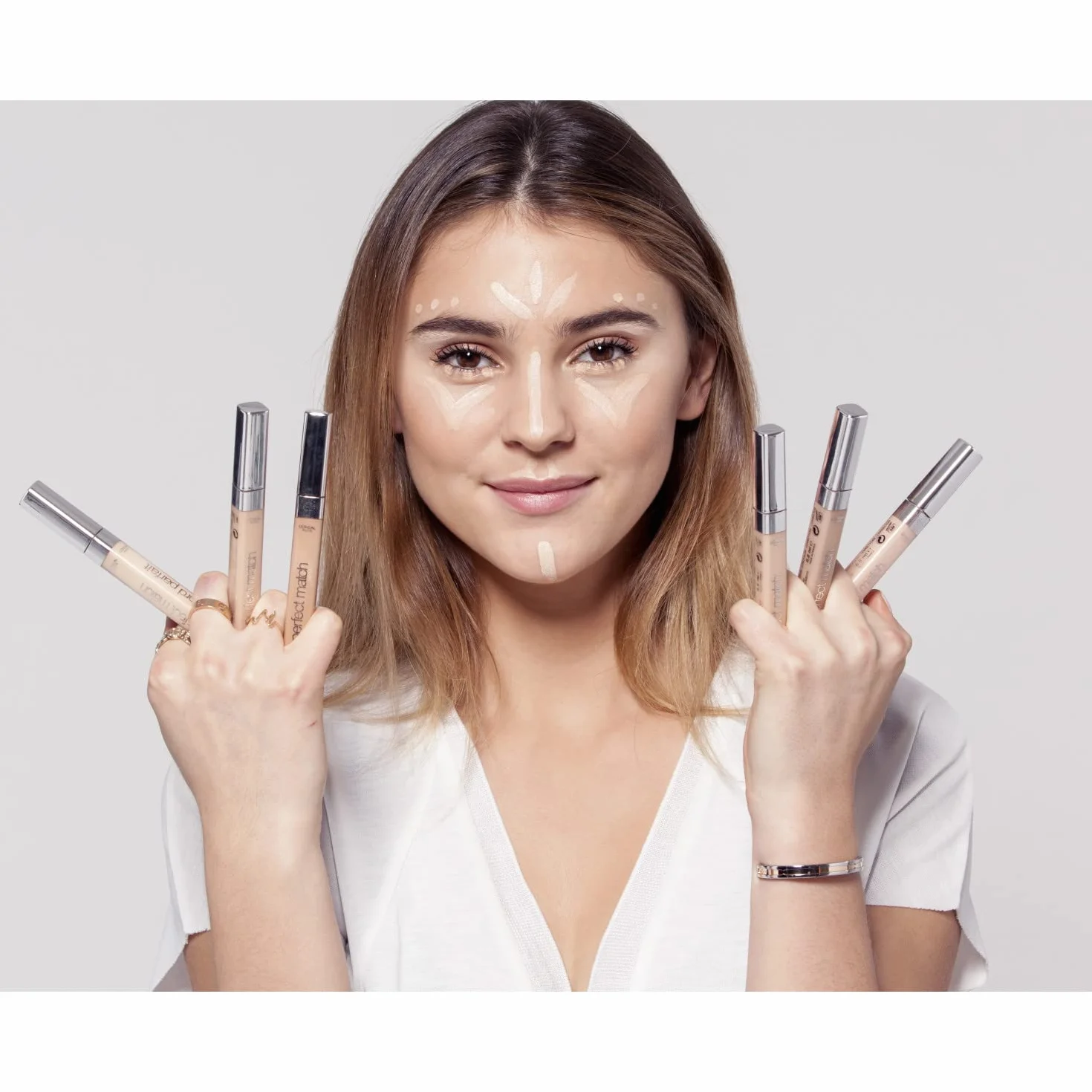 L'Oréal Paris Soin Correcteur Fluide Accord Parfait Ivoire 1.N 6,8 ml