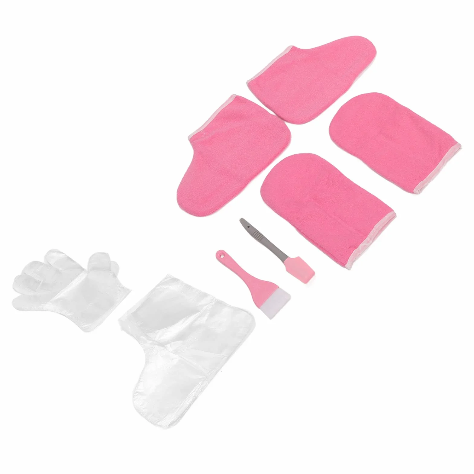 Gants de Paraffine pour Mains et Pieds – Flanelle Douce pour Maintenir la Cire au Chaud – Confort et Soins Optimaux – Usage Professionnel et Personnel