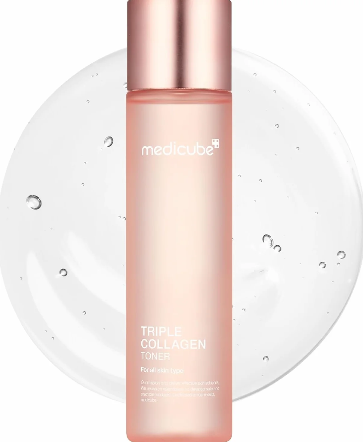 Medicube TRIPLE COLLAGEN TONER 4.0, 140 ml – Toner facial avec effet hydratant et raffermissant