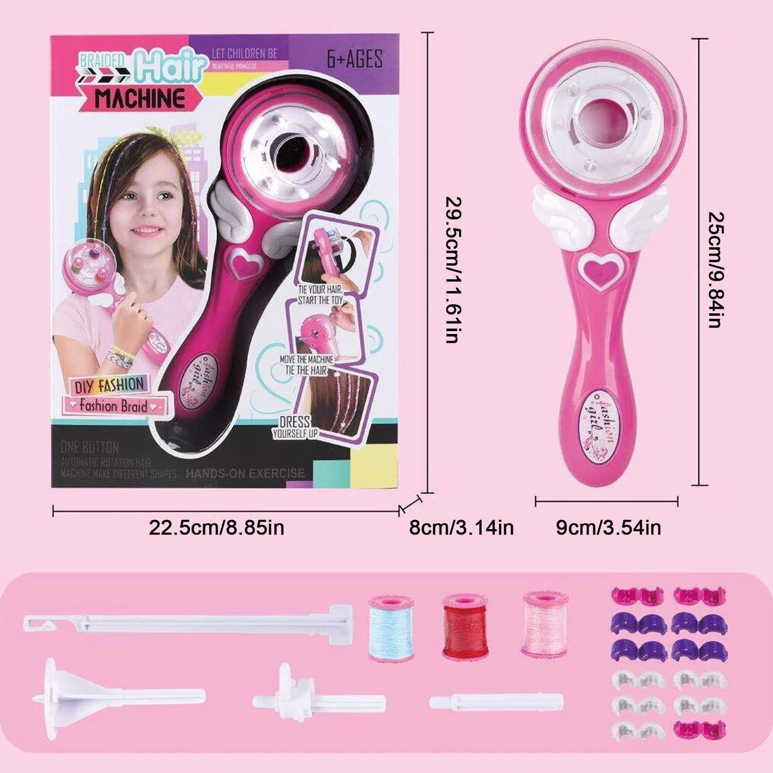 ABS Tresse De Cheveux Machine À Tresser Électrique Automatique DIY Outil Coiffure Twister