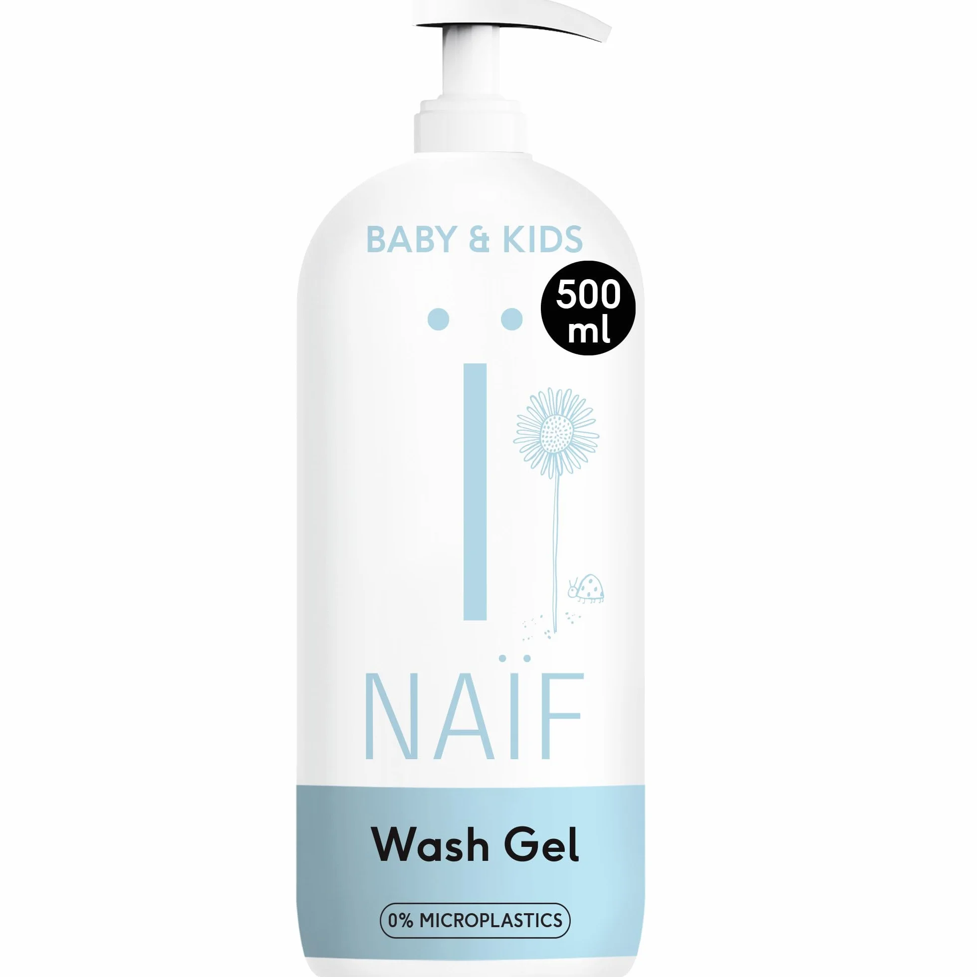 Naïf Gel Lavant Nourrissant Bébé & Enfant Gel Douche Peaux Sensibles 500 ml