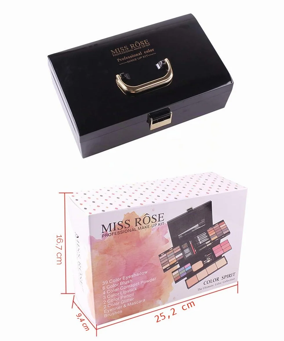 FantasyDay Calendrier de l'Avent 2025 Beauté Femmes, Coffret Maquillage avec Ombres Paupière, Rouge à Lèvre, Pinceaux