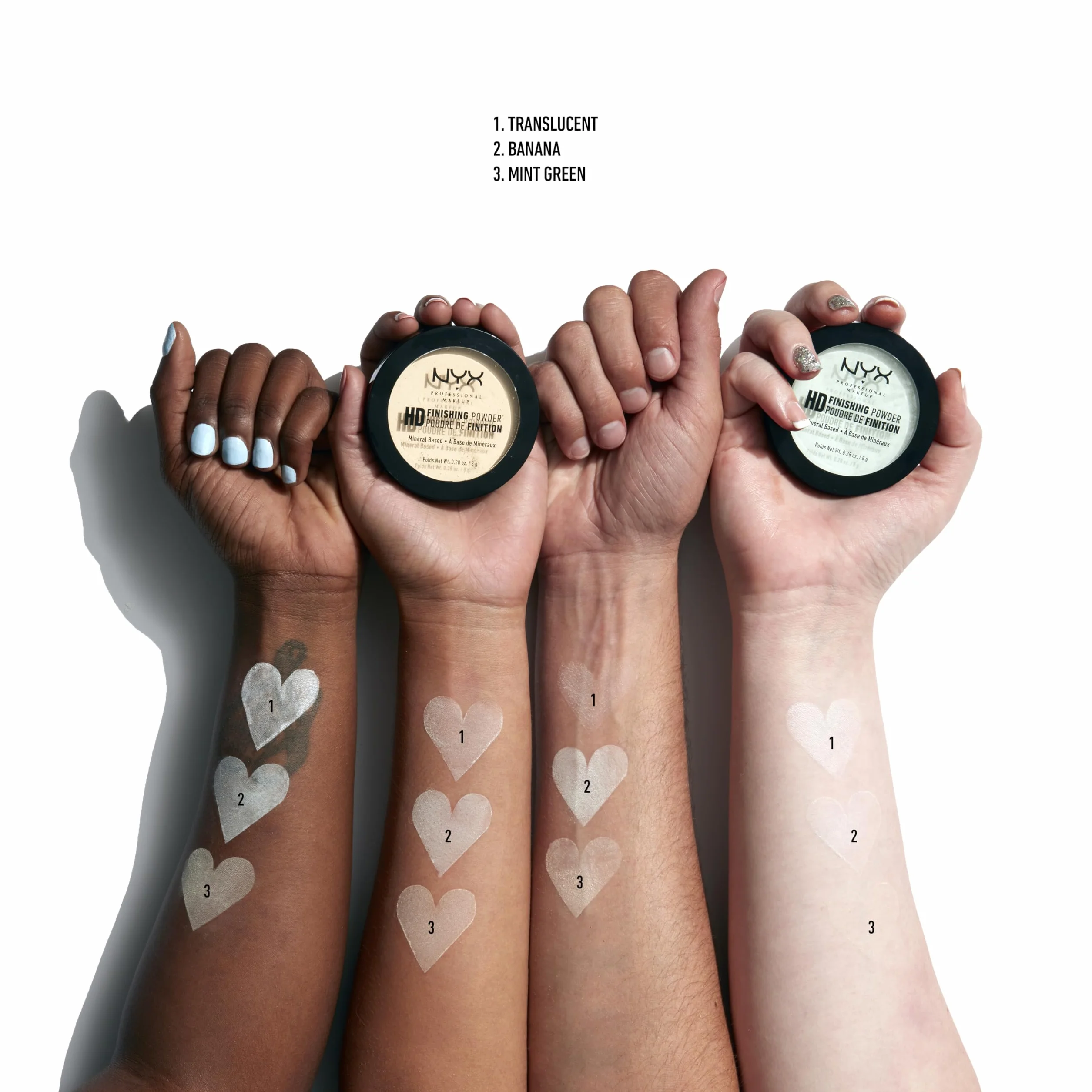 NYX Professional Makeup Poudre de Finition Compacte High Definition Translucide