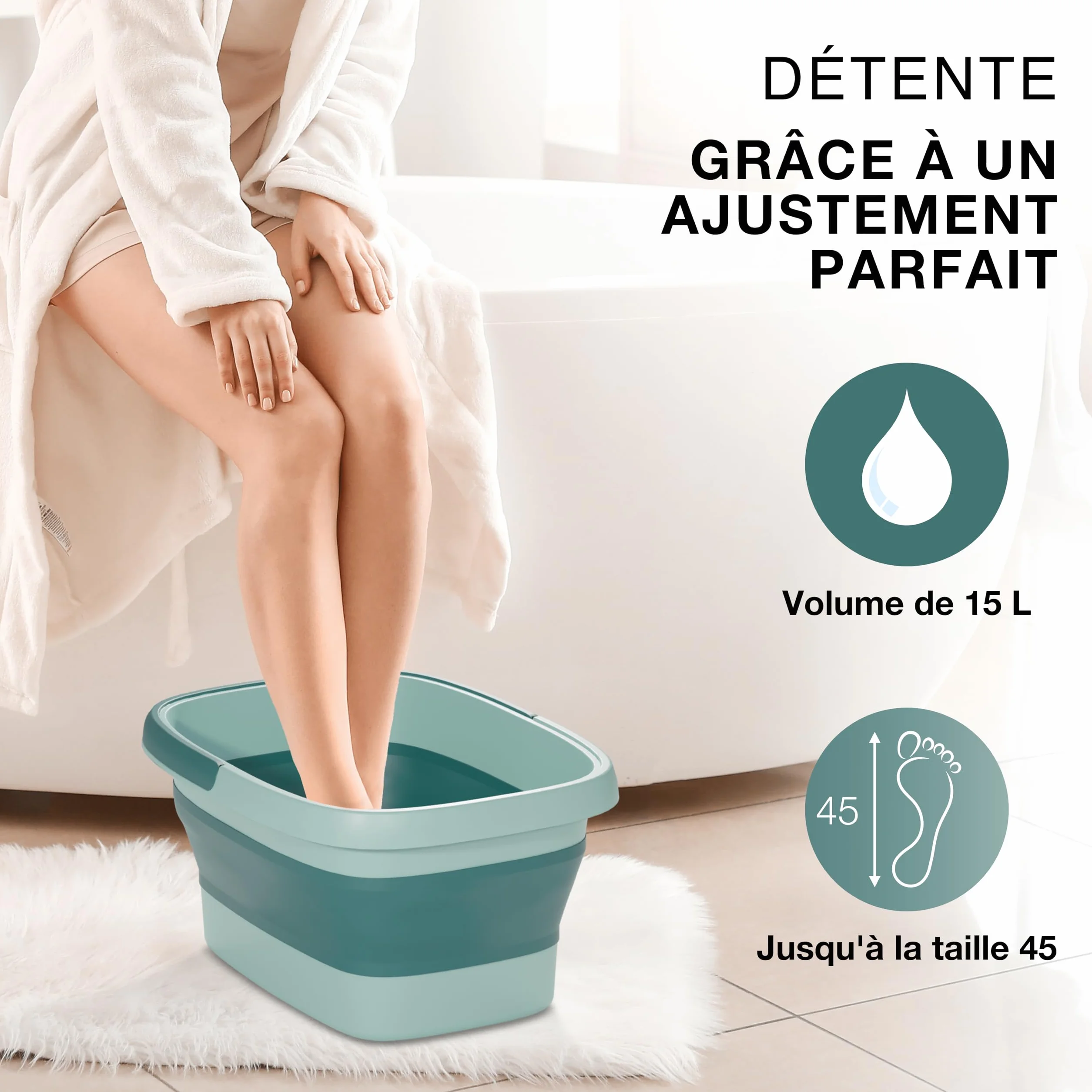 Oasis de pieds l'original Bain de pieds avec picots de massage