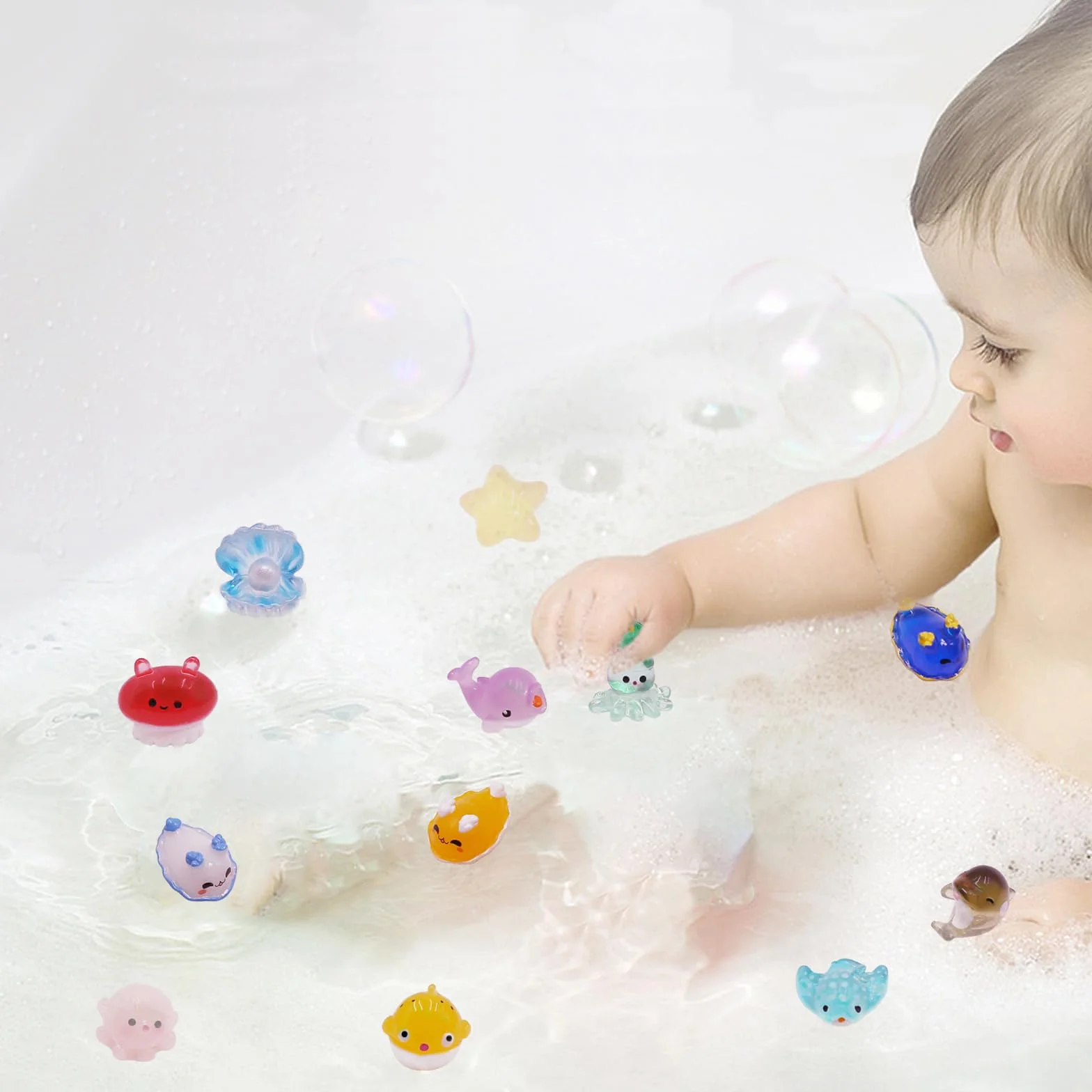 Bombes de bain avec jouet surprise à l'intérieur, ingrédients biologiques et entièrement naturels, bombes de bain pétillantes, idéal pour anniversaire, Pâques, pour garçons et filles