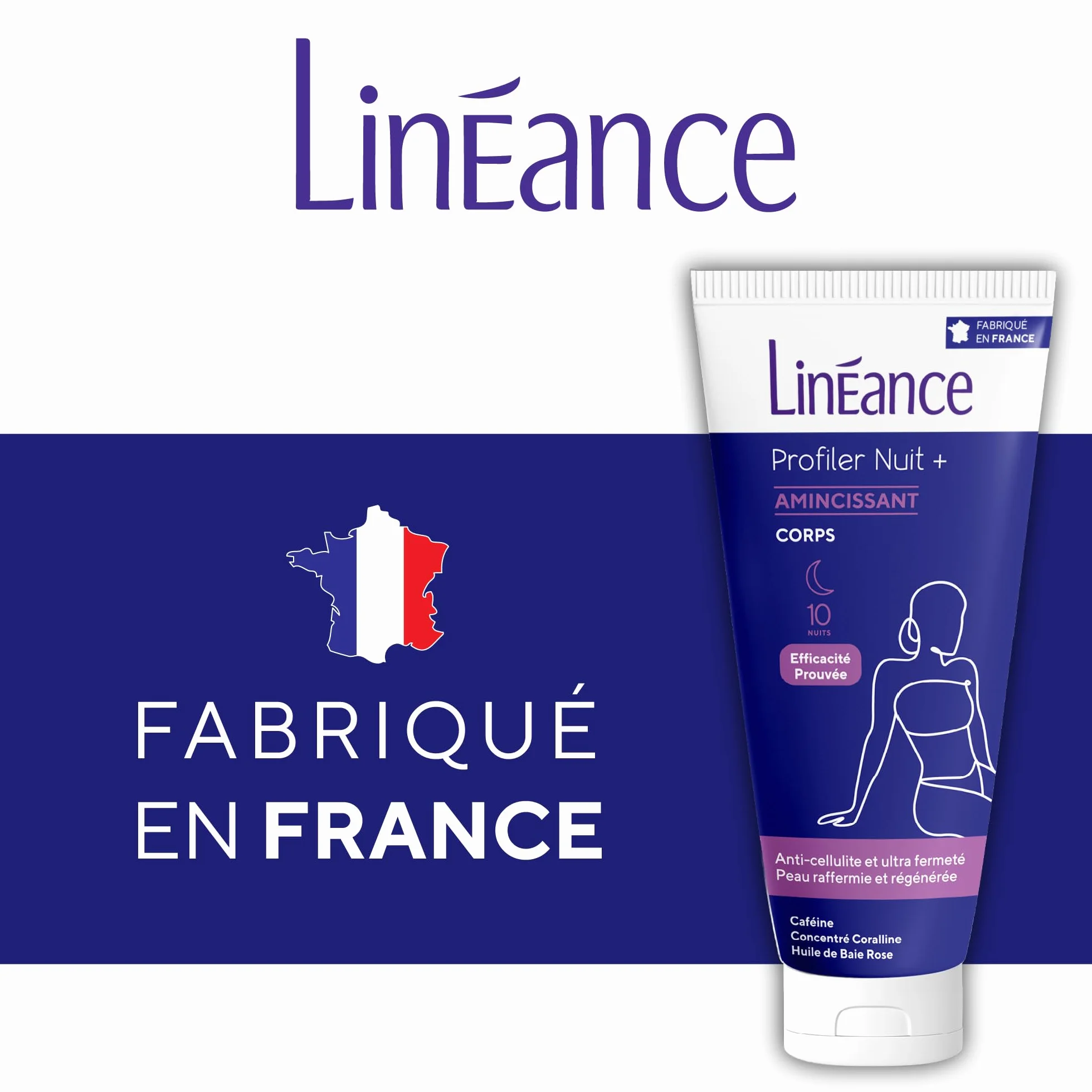 Linéance Profiler Nuit Plus Crème Anti-Cellulite Ultra-Fermeté 180 ml