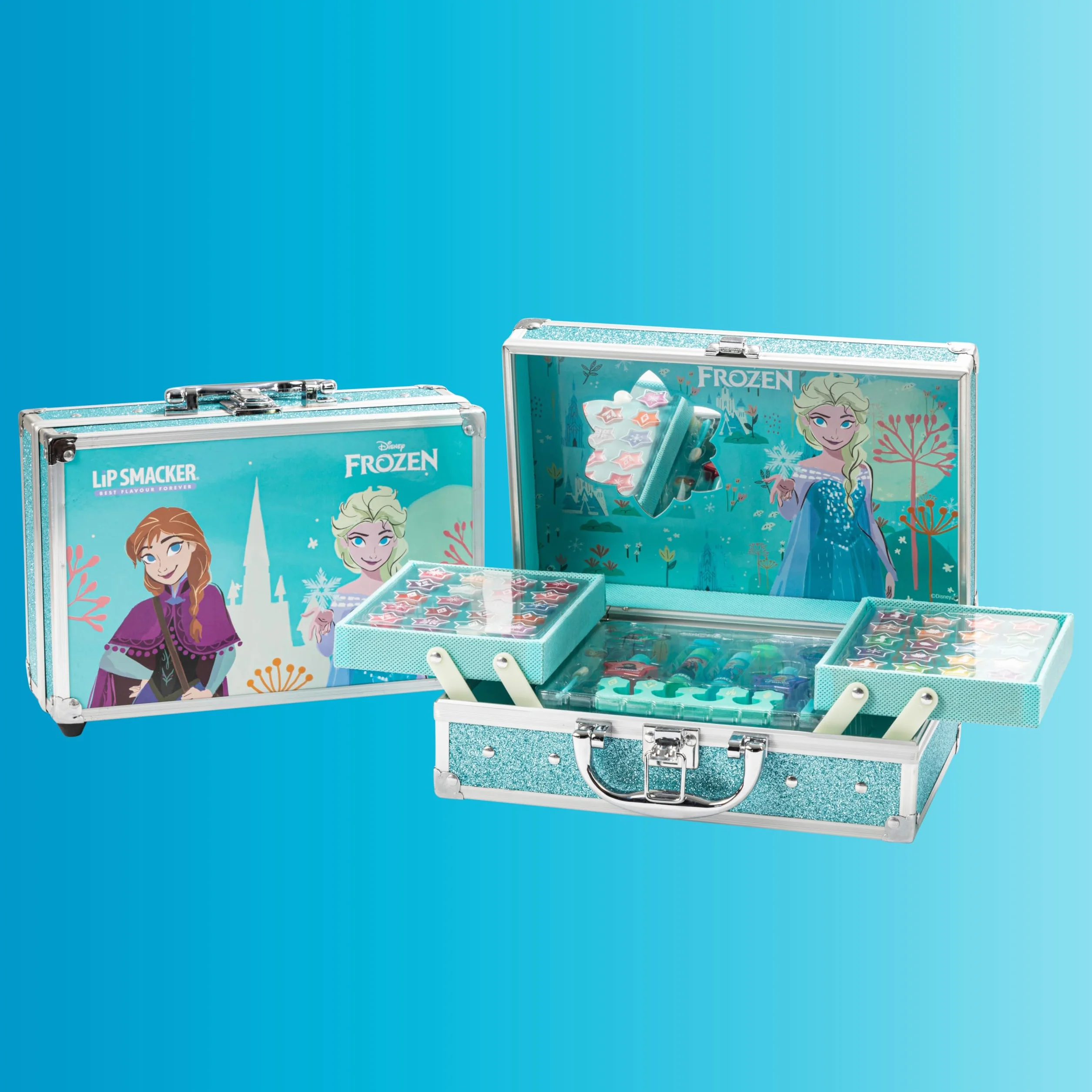 Lip Smacker Valisette Maquillage Enfants 40 Pièces Accessoires Beauté Cheveux