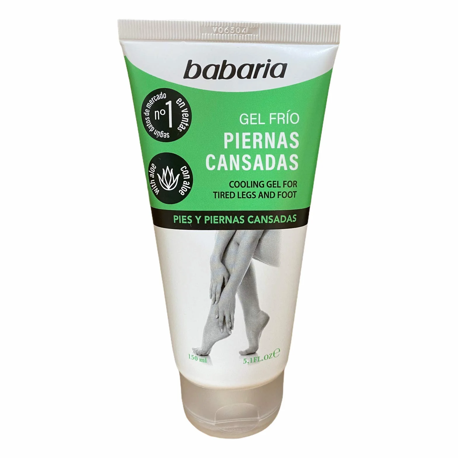 Babaria Gel Froid Jambes Fatiguées 150ml Crème Anti-inflammatoire Hydratant Aloe Vera