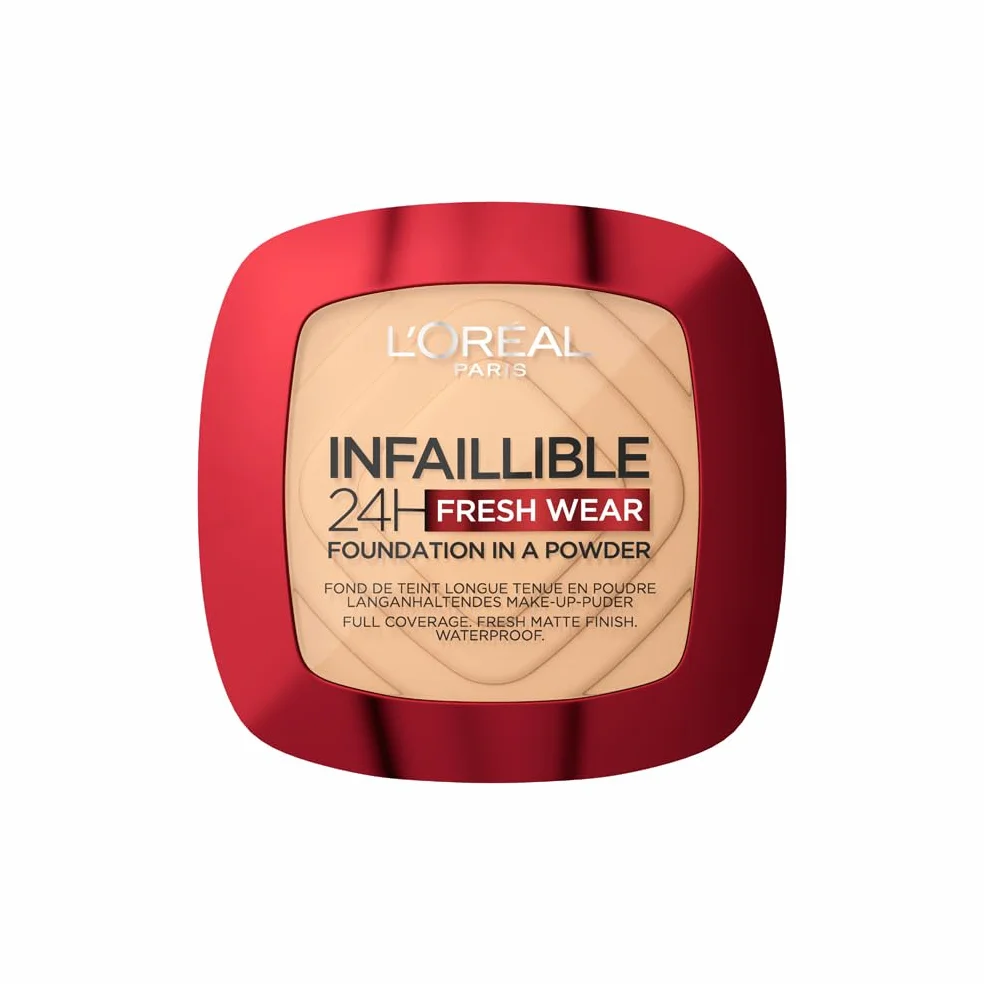 L’Oréal Paris Infaillible 24H Fresh Wear Fond de Teint Poudre Waterproof Beige Doré 140 9g