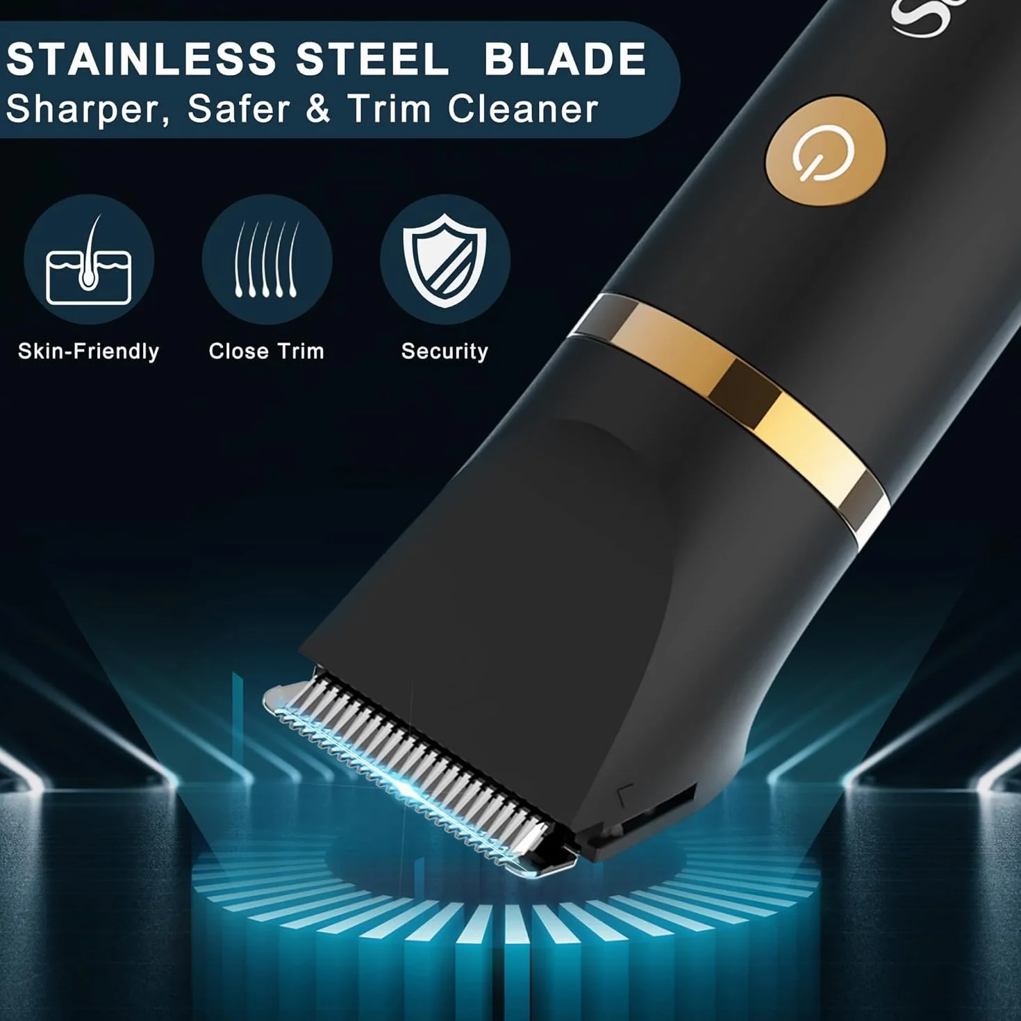 Tondeuse électrique 3 en 1 pour homme sans fil étanche