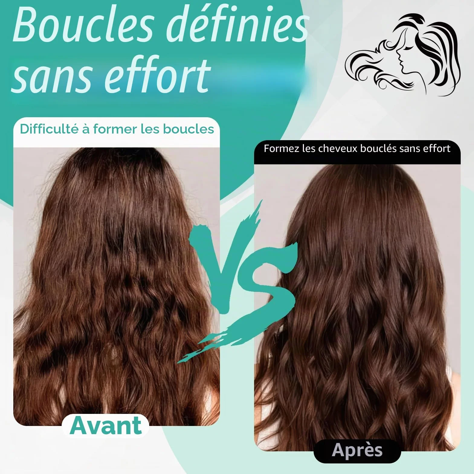 Brosse à cheveux antistatique démêlage doux poignée ergonomique vert