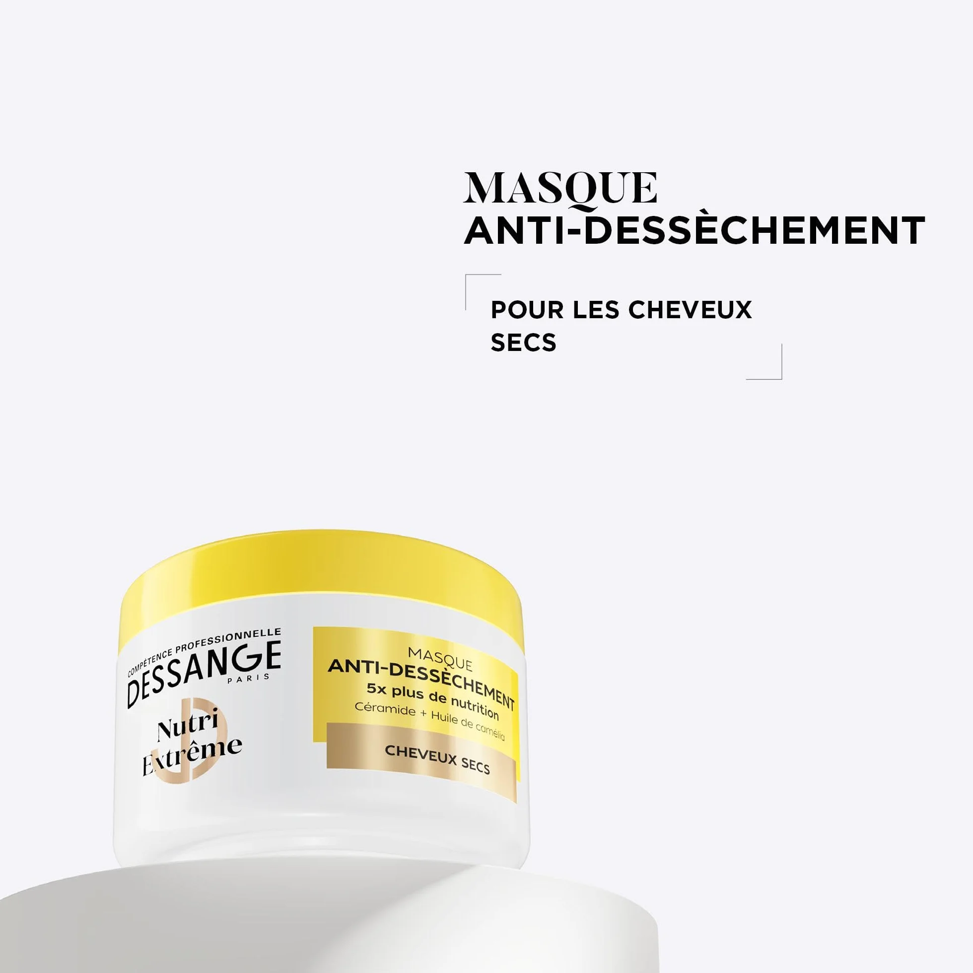 DESSANGE Masque Cheveux Anti-Dessèchement Nutri-Extrême Céramide Huile De Camélia 280ml