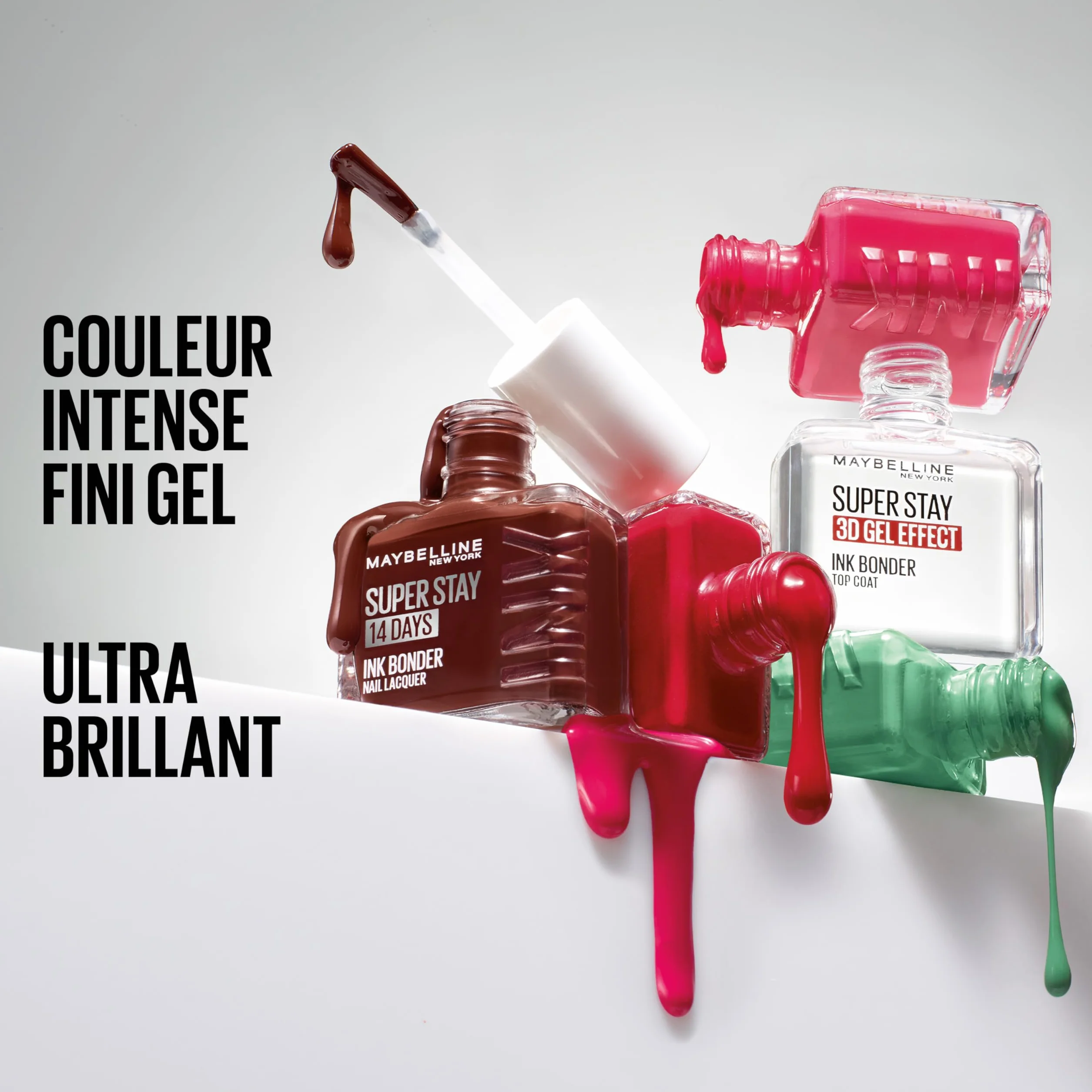 Maybelline New York Superstay Ink Bonder Vernis à Ongles Longue Tenue Blanc Nacre 77 12 ml