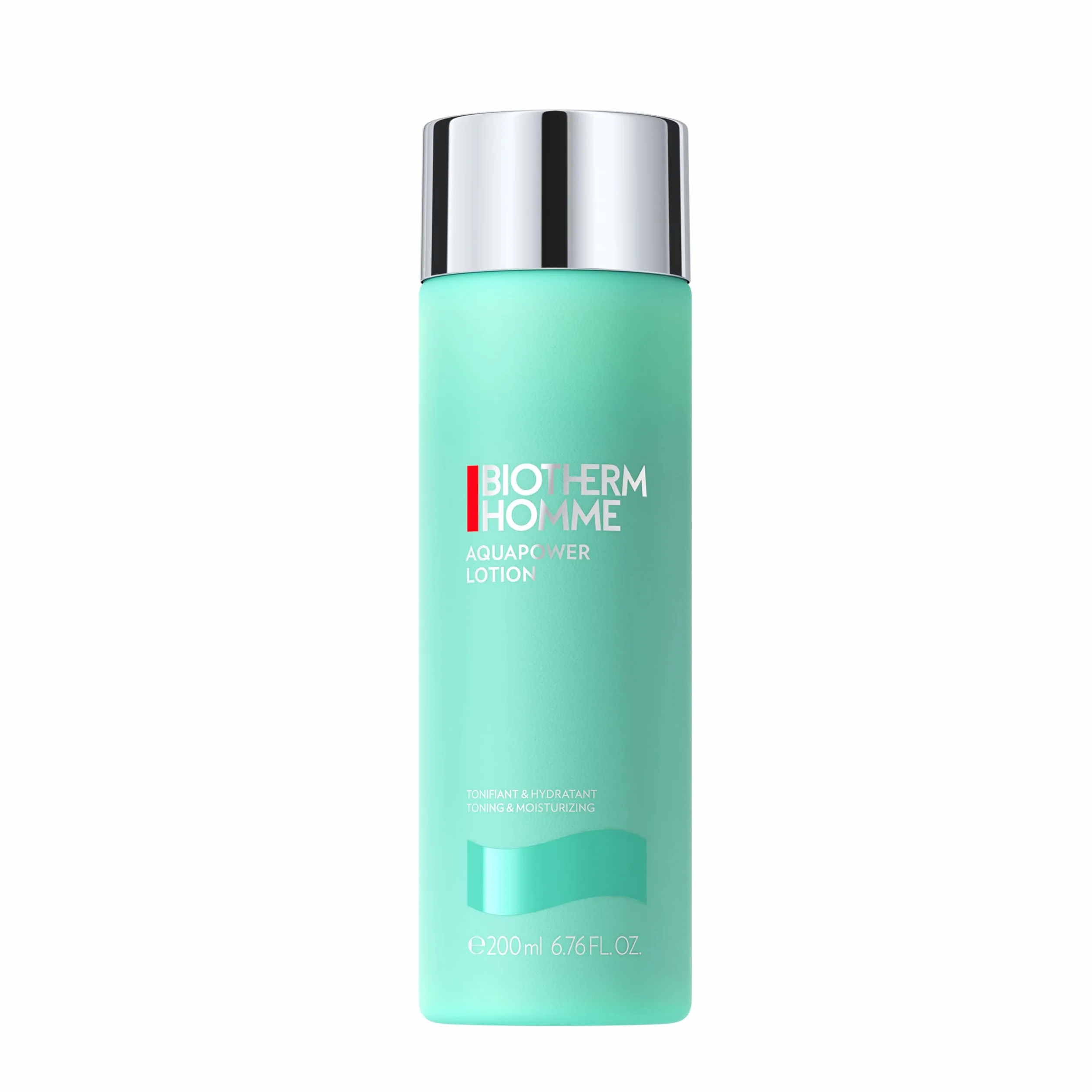 Biotherm Homme, Aquapower Lotion Visage Homme, Peau Apaisée et Hydratée, Prévient les Brûlures du Rasage et les Rougeurs, Enrichi en Oligo-Eléments, Tous Types de Peau, 200 ml