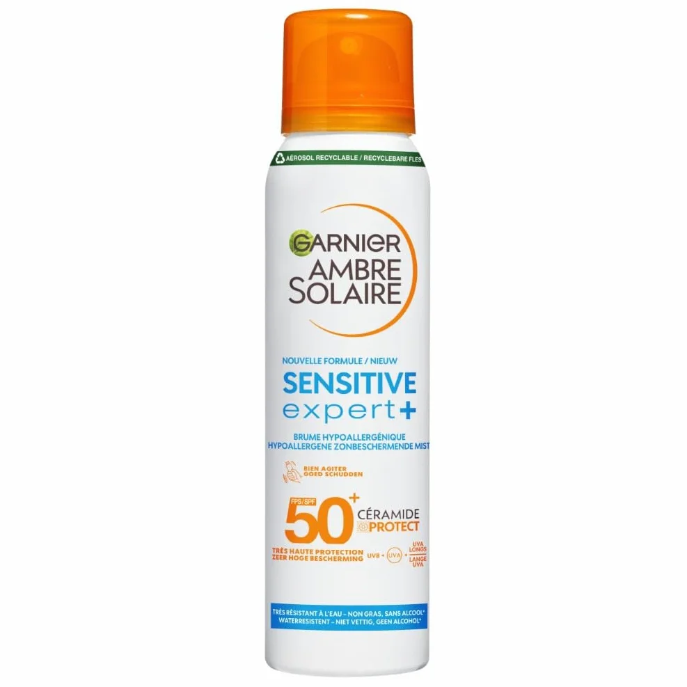 Garnier Ambre Solaire Sensitive Expert+ Brume Solaire Hypoallergénique Adulte FPS50+ 150 ml