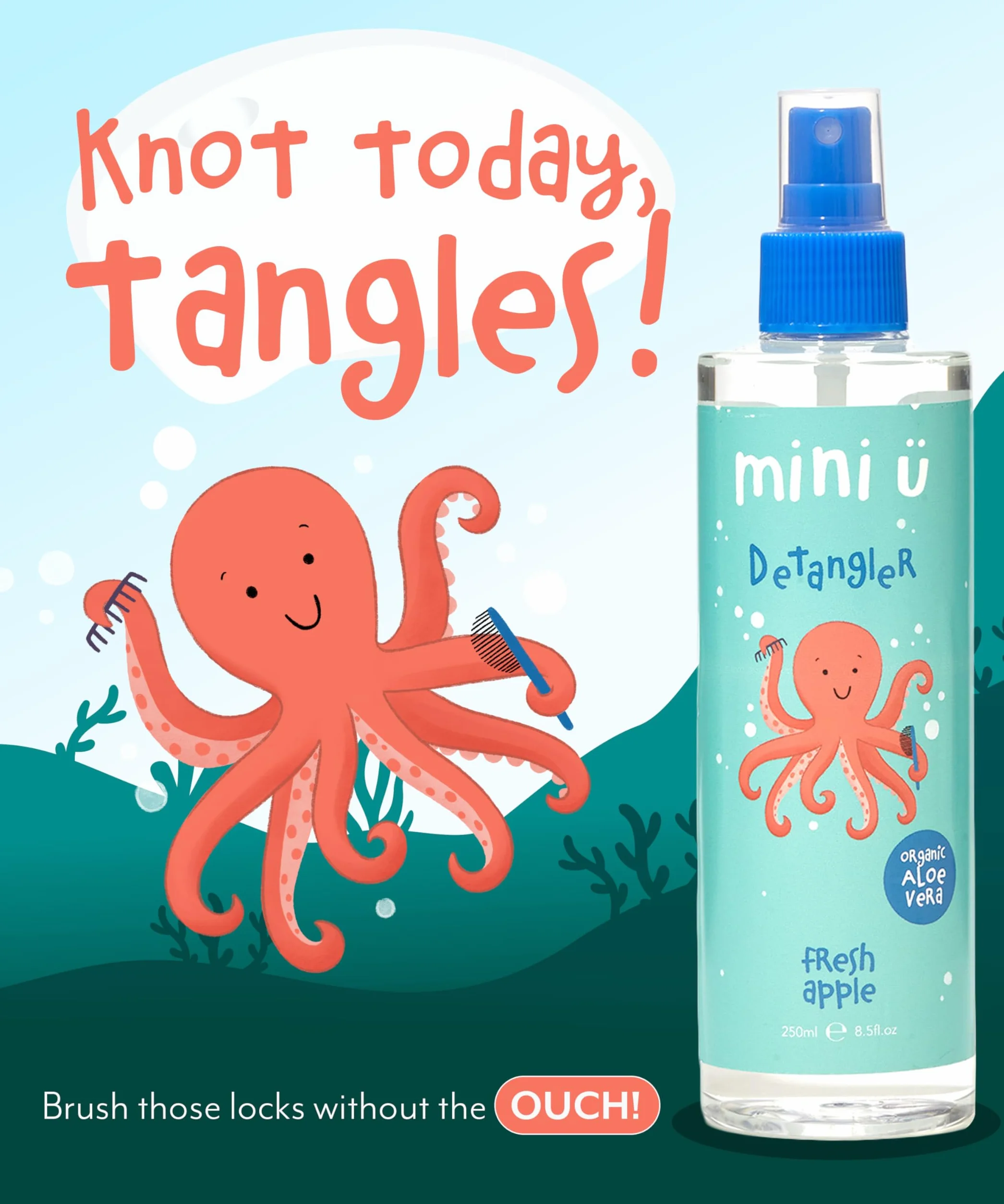Mini U Spray démêlant Fresh Apple