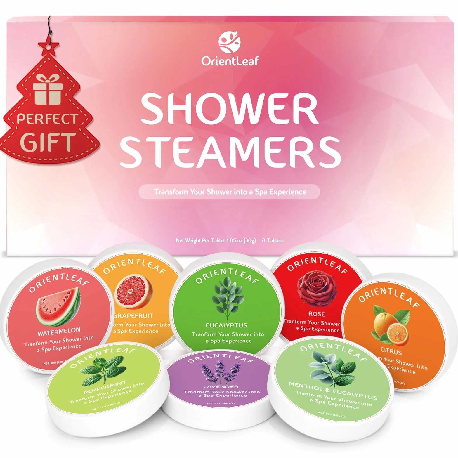 ORIENTLEAF Bombes De Douche Aromathérapie Coffret Cadeau Femme