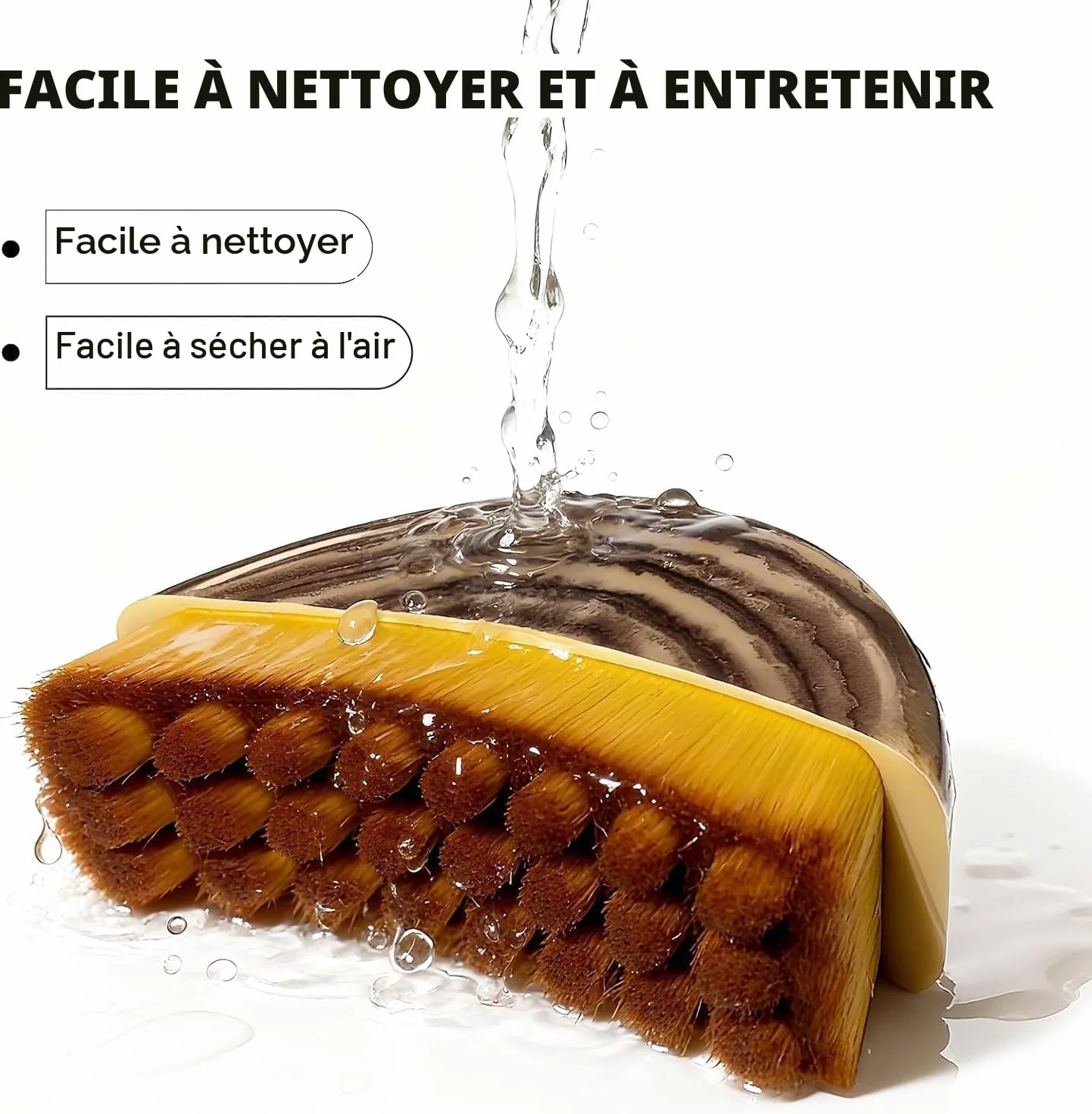 Brosses lymphatiques pour le visage, menton et mâchoire